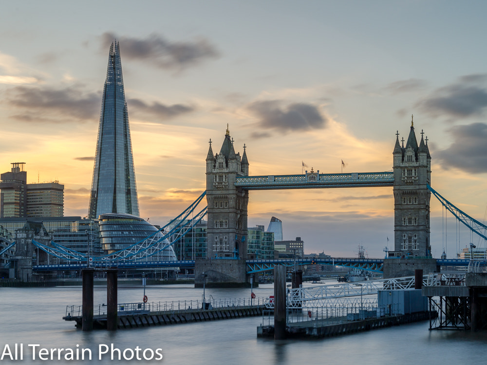 Pentax 645D sample photo. London skyline at dusk photography