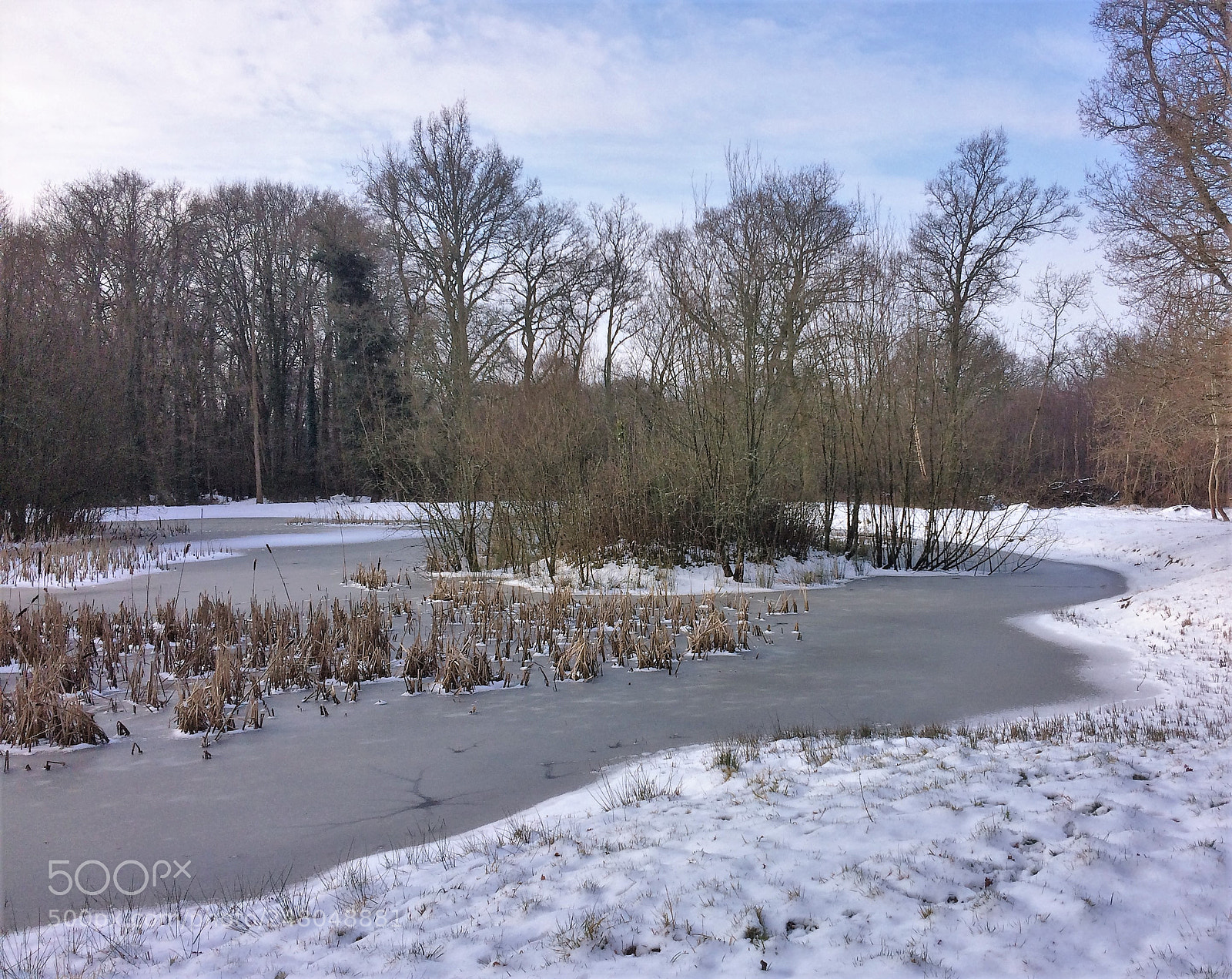 Apple iPhone 5s sample photo. Snow lake photography