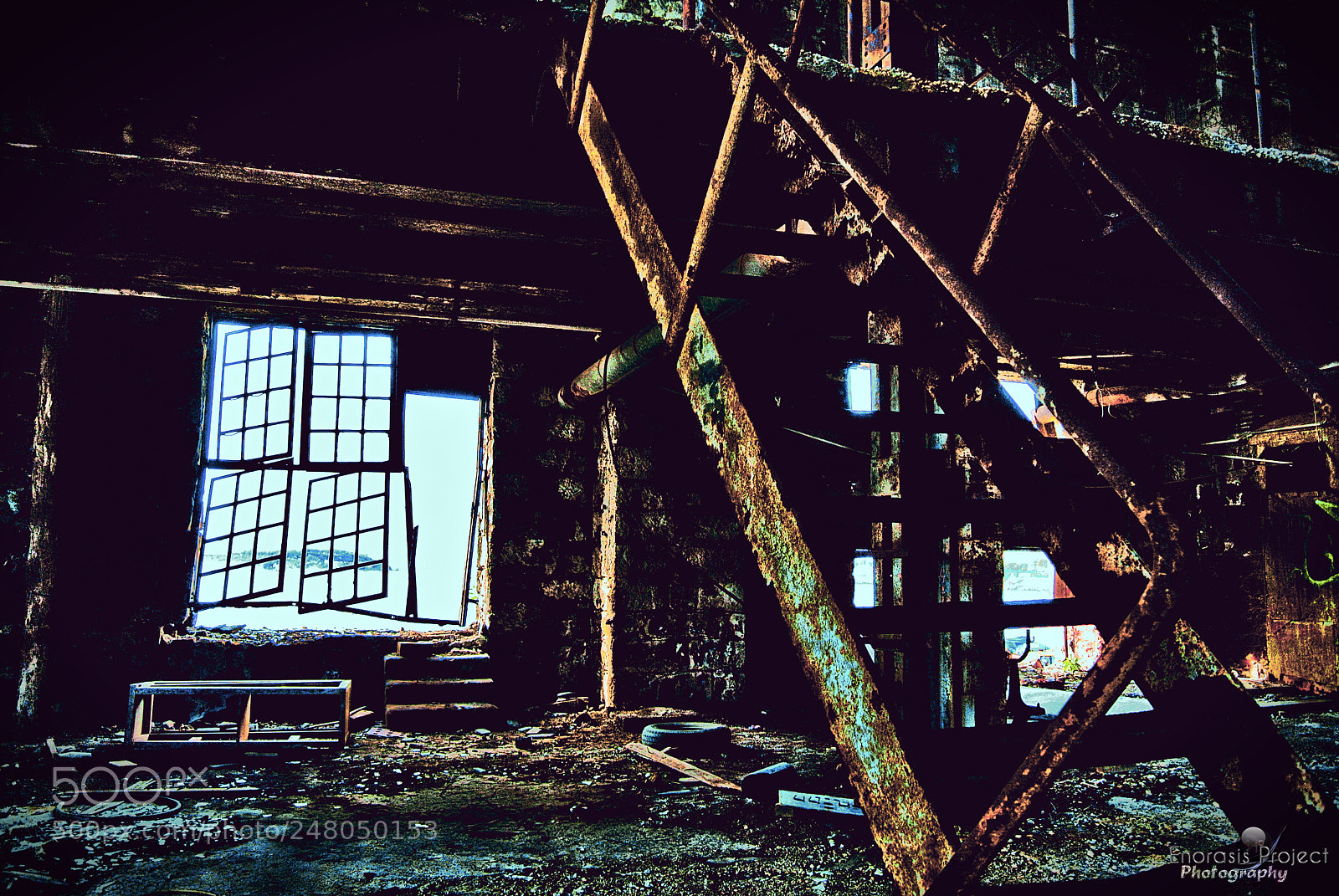 Nikon 1 J1 sample photo. The forgotten factory. photography