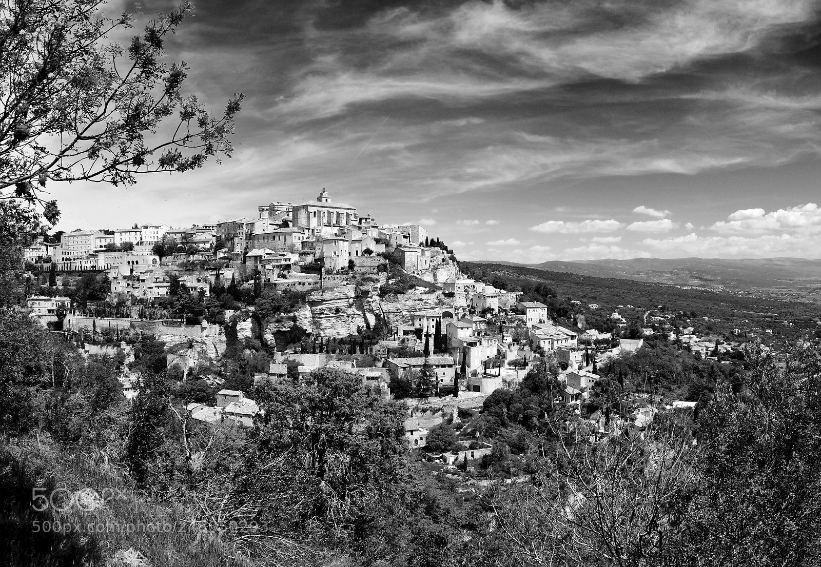 Nikon D700 sample photo. Gordes in provence photography