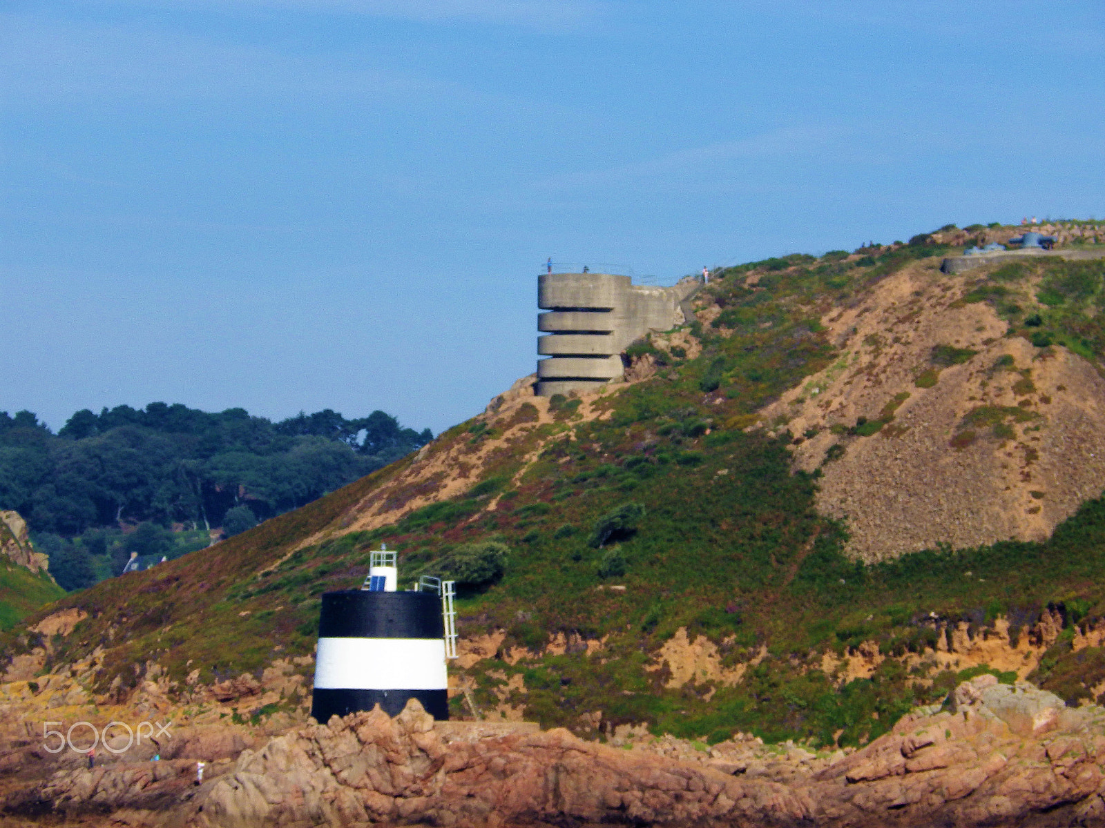 Pentax X-5 sample photo. Noirmont point from the sea photography
