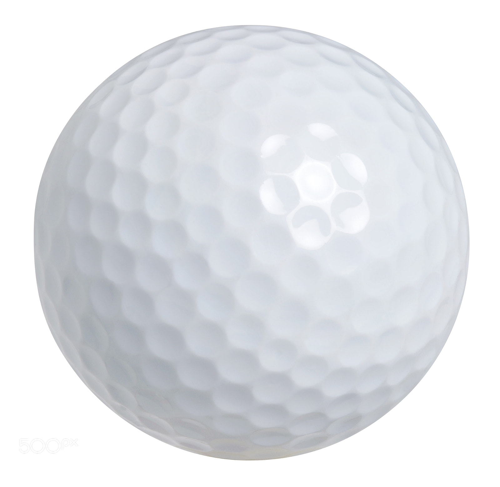 Canon EOS 10D sample photo. A golf ball isolated photography