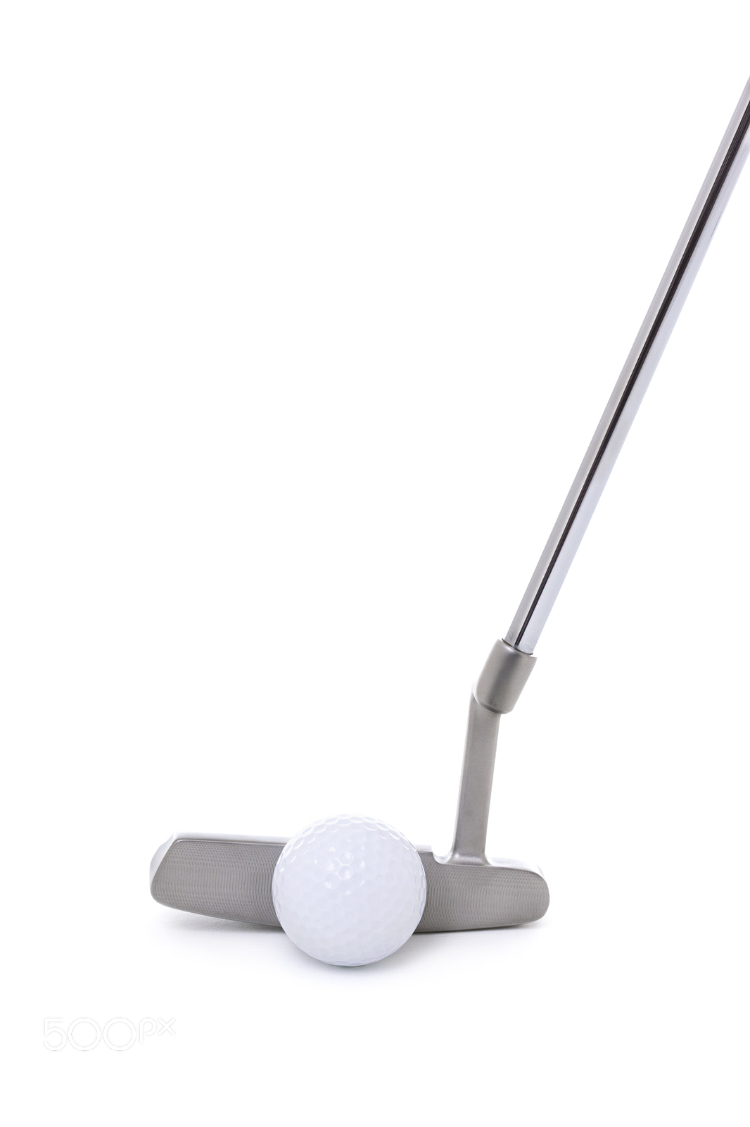 Canon EOS 5D Mark II sample photo. Golf putter and ball photography