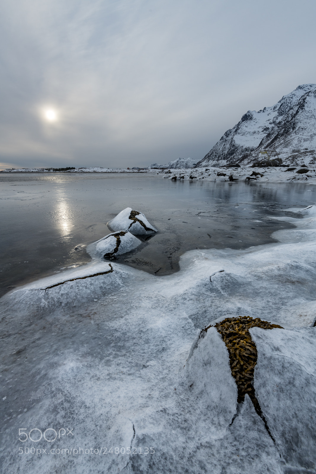 Nikon D850 sample photo. Winter sun and shore photography