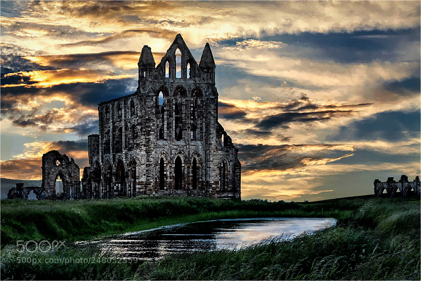 Fujifilm X-T2 sample photo. Whitby abbey photography