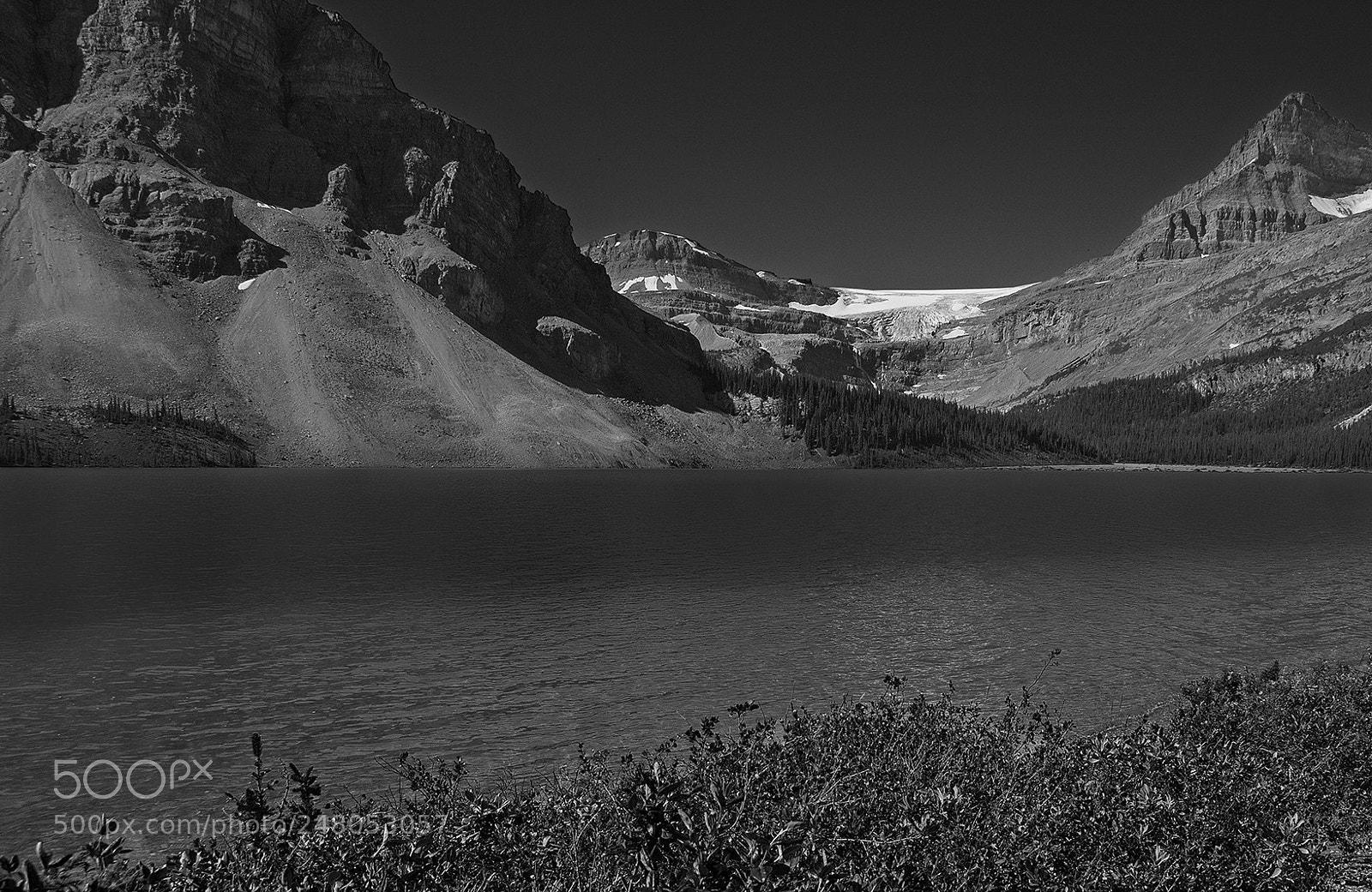 Nikon D200 sample photo. Bow glacier photography