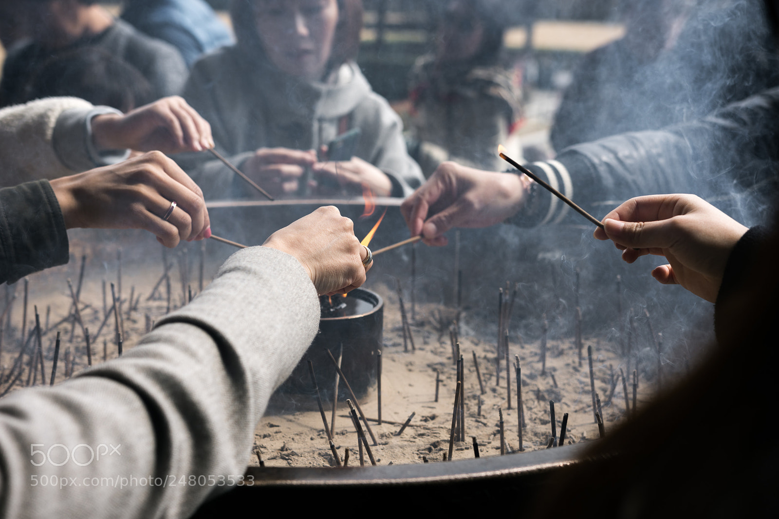 Nikon D7200 sample photo. Incense and prayers photography