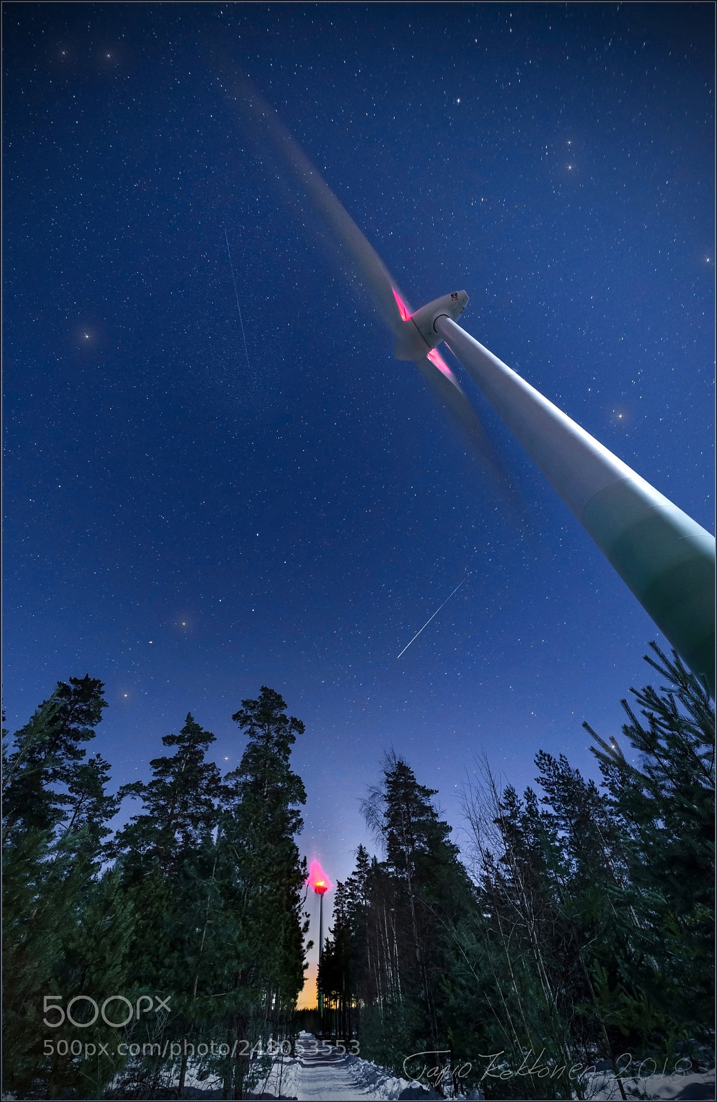 Pentax K-1 sample photo. Wind mill photography