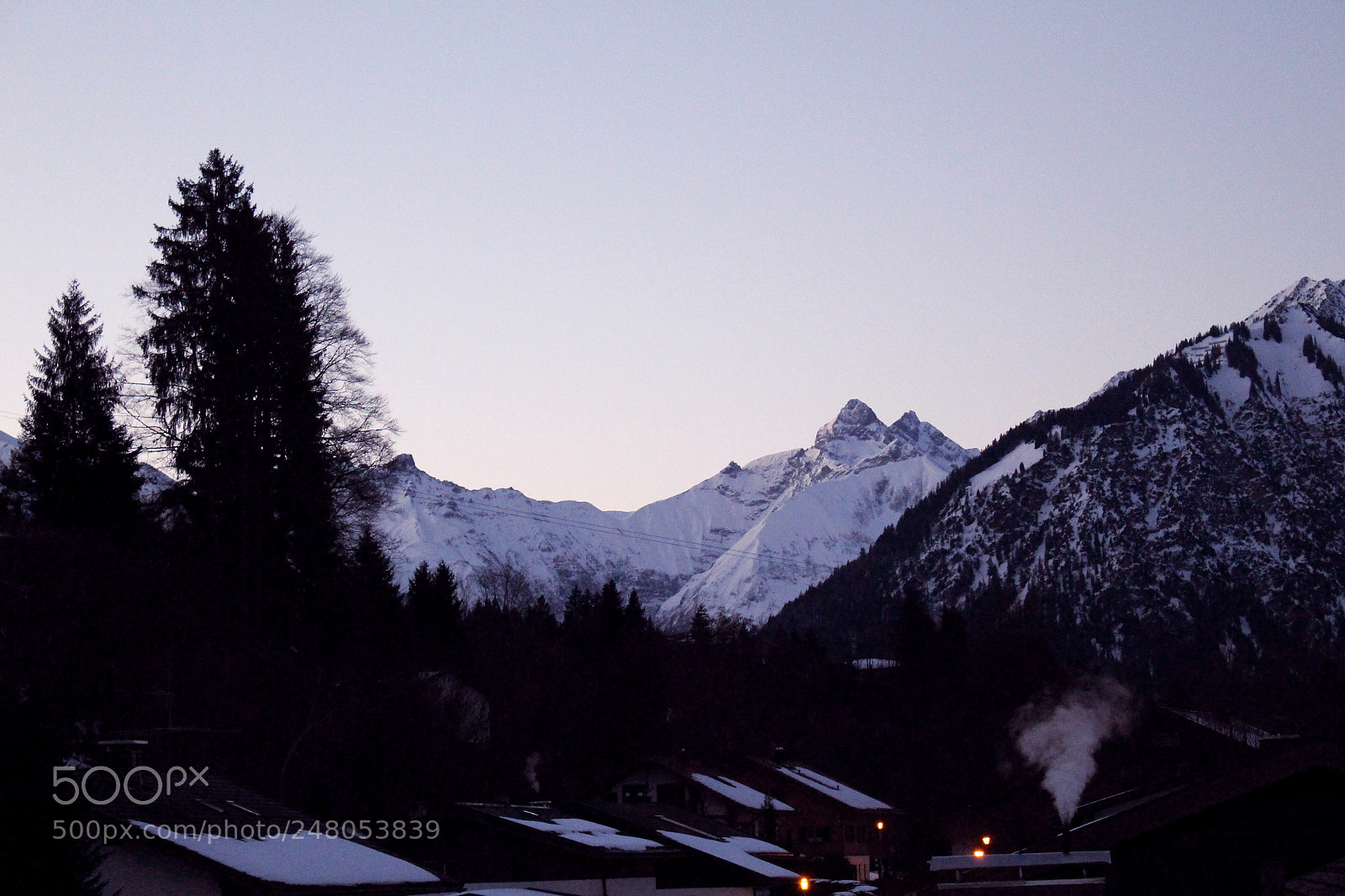 Canon EOS 700D (EOS Rebel T5i / EOS Kiss X7i) sample photo. Mountains at dusk photography