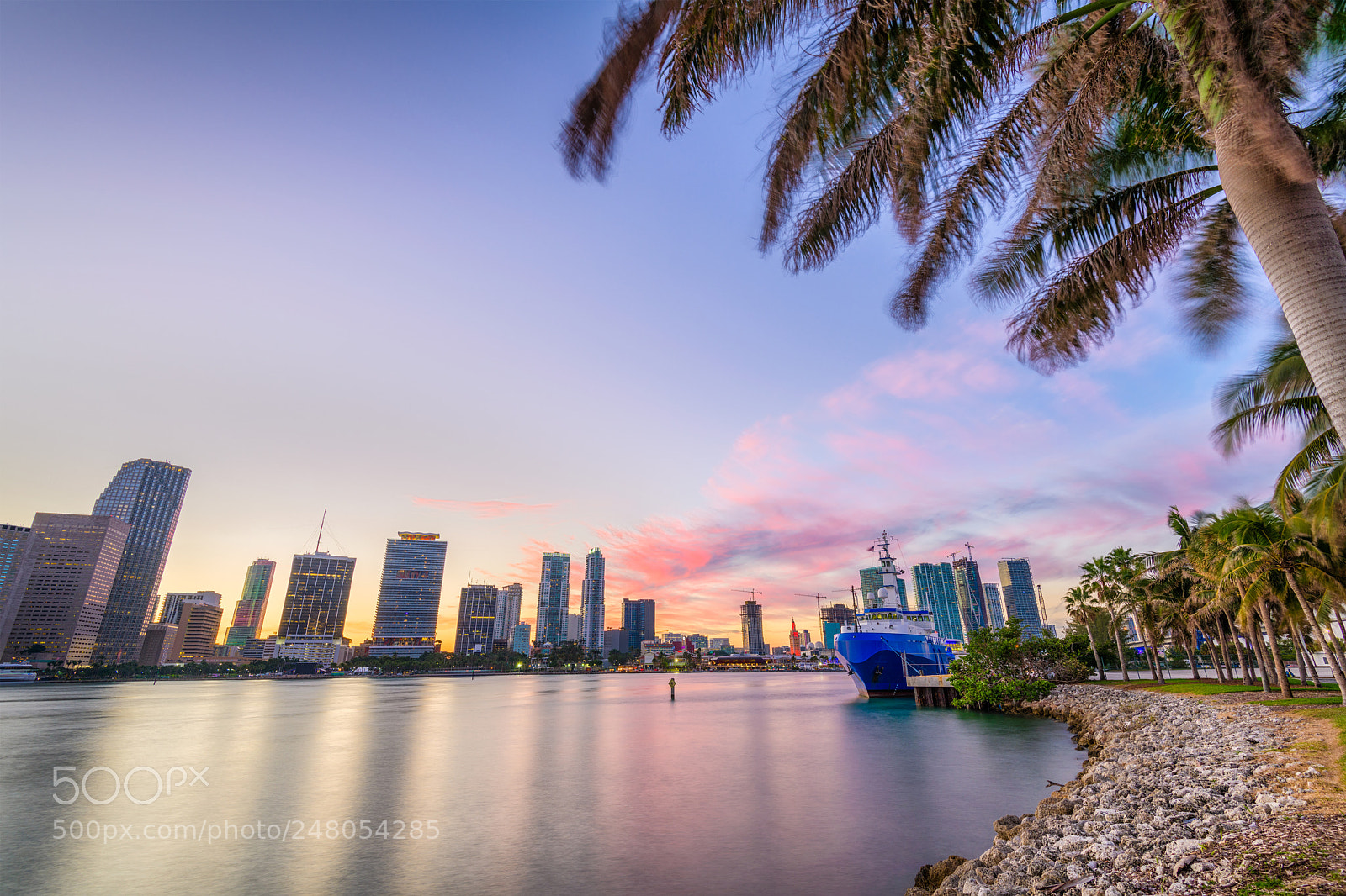 Nikon D850 sample photo. Miami, florida, coastal skyline photography