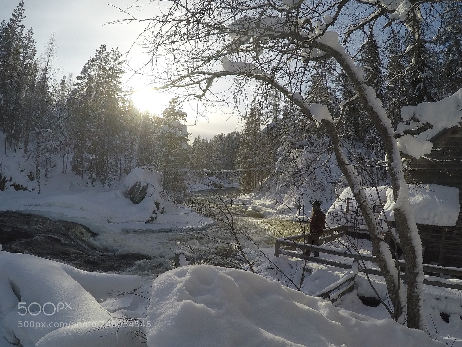 GoPro HERO4 Silver sample photo. Winter walk by the photography