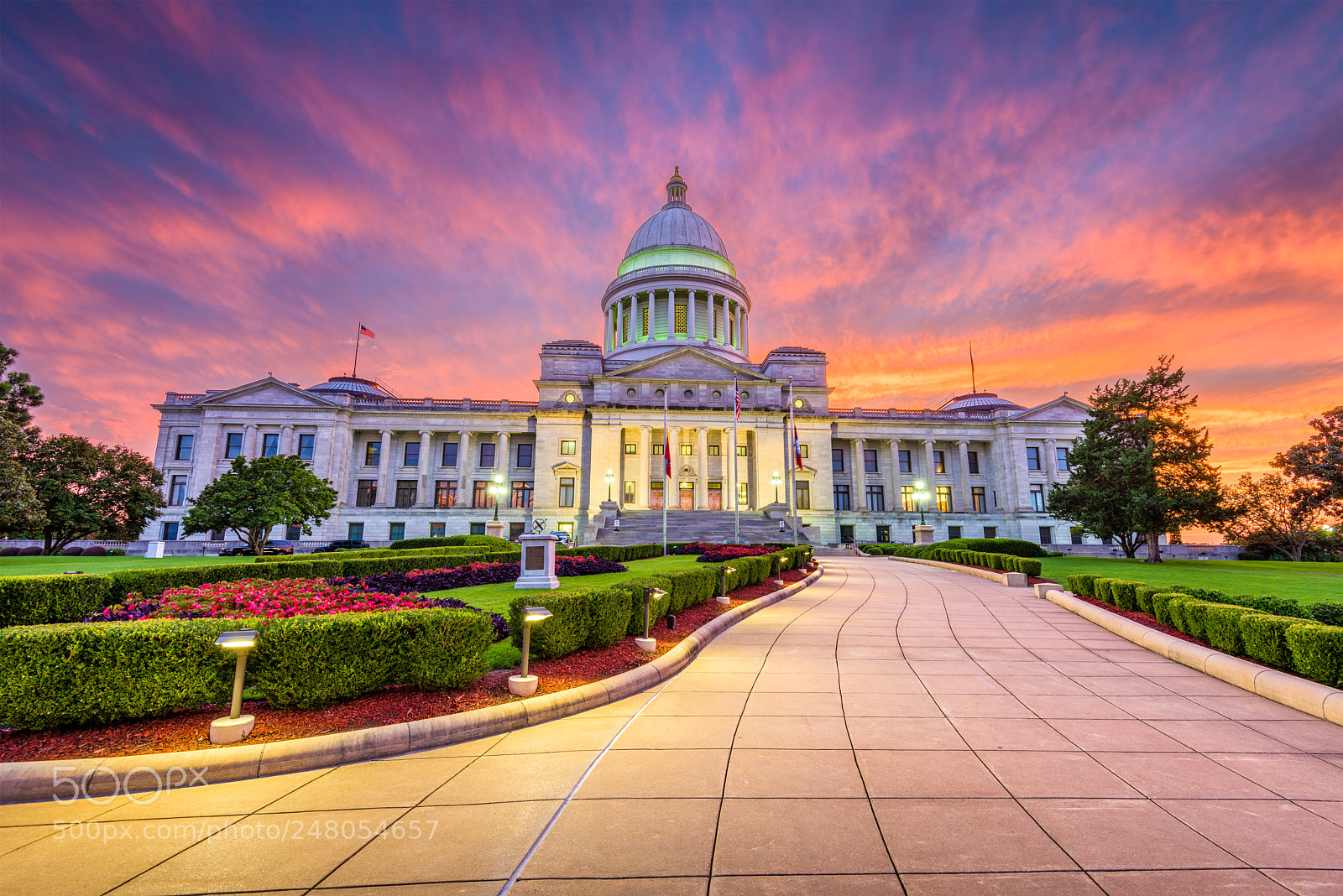 Nikon D810 sample photo. Arkansas state capitol photography