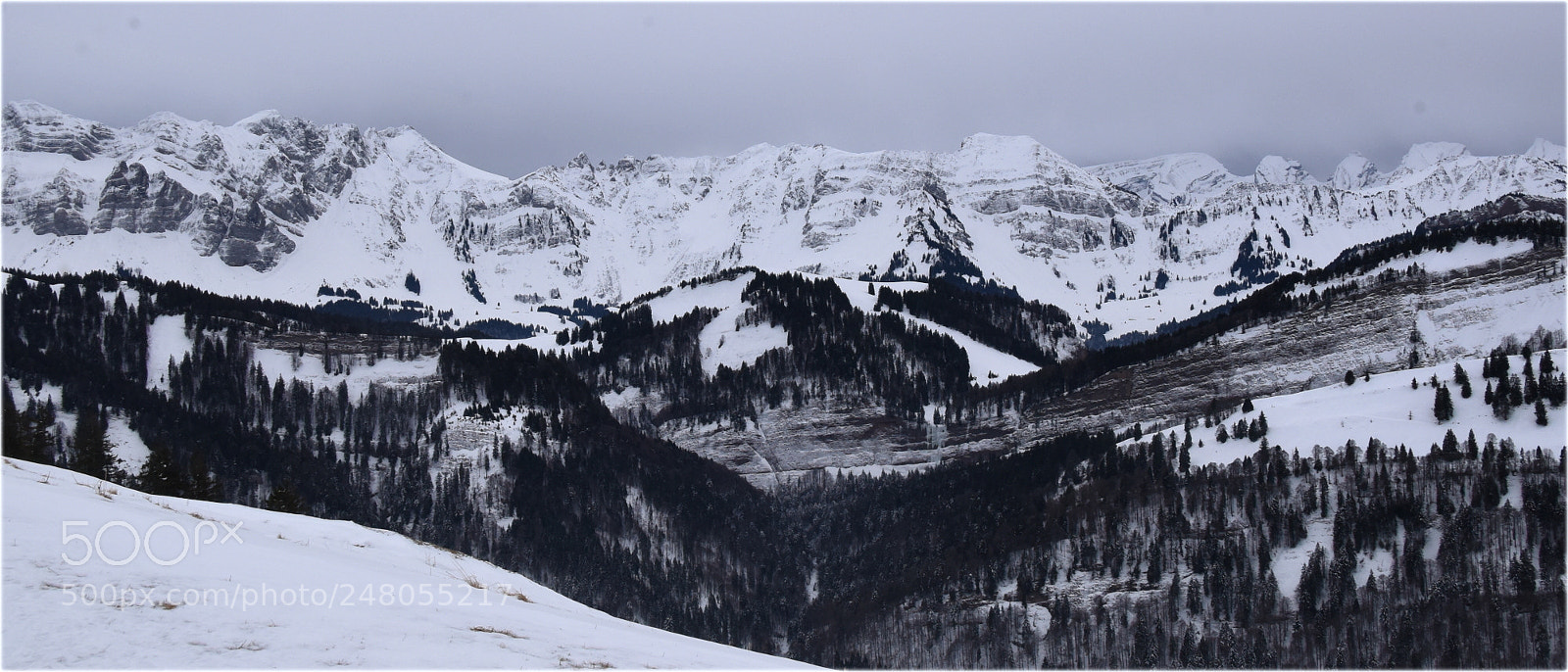 Nikon D810 sample photo. "still wintere;churfirsten" photography