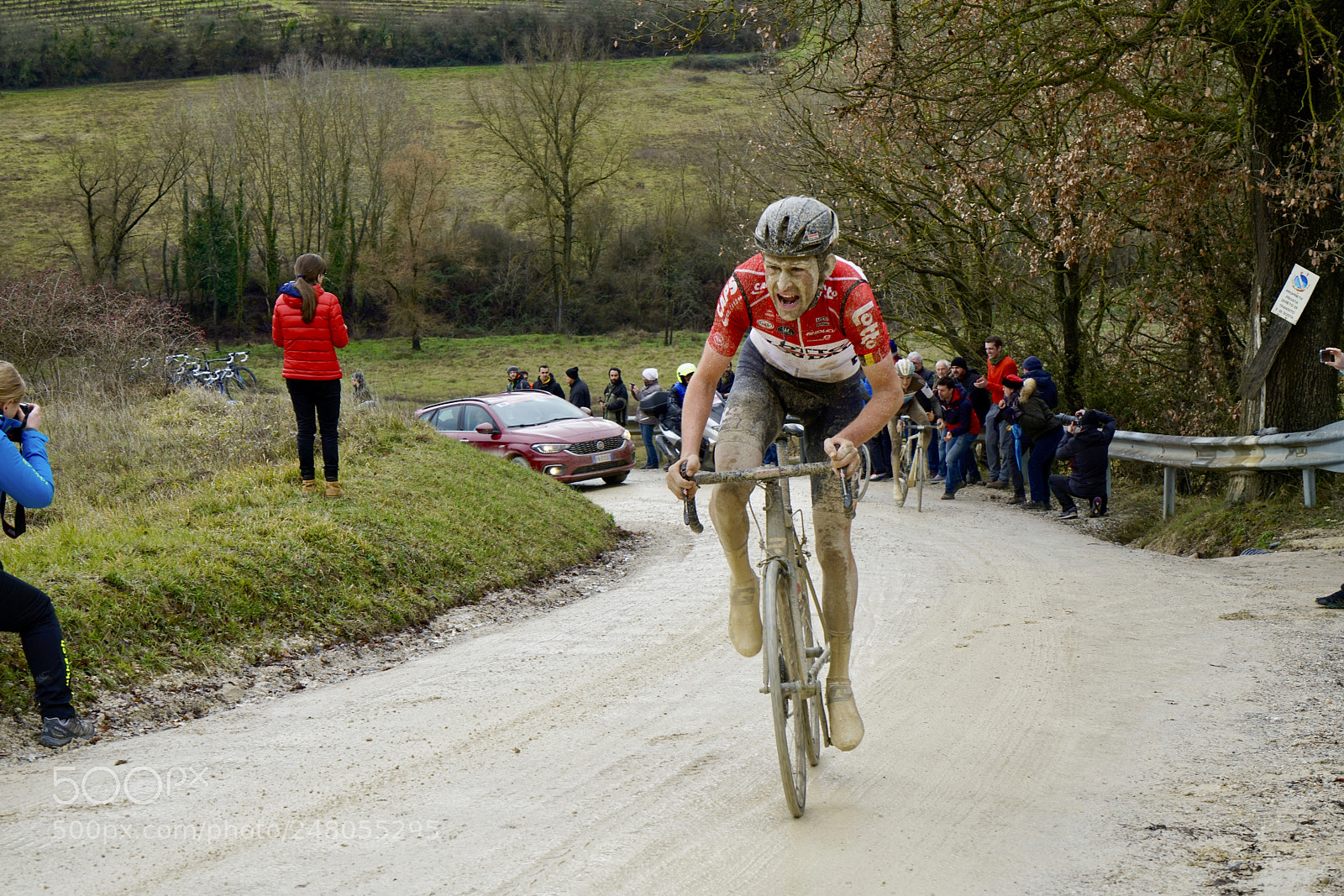 Sony a7R II sample photo. Strade bianche winner photography