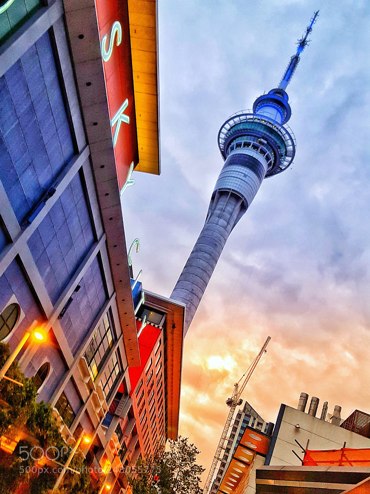 Samsung Galaxy S6 sample photo. Sky tower photography