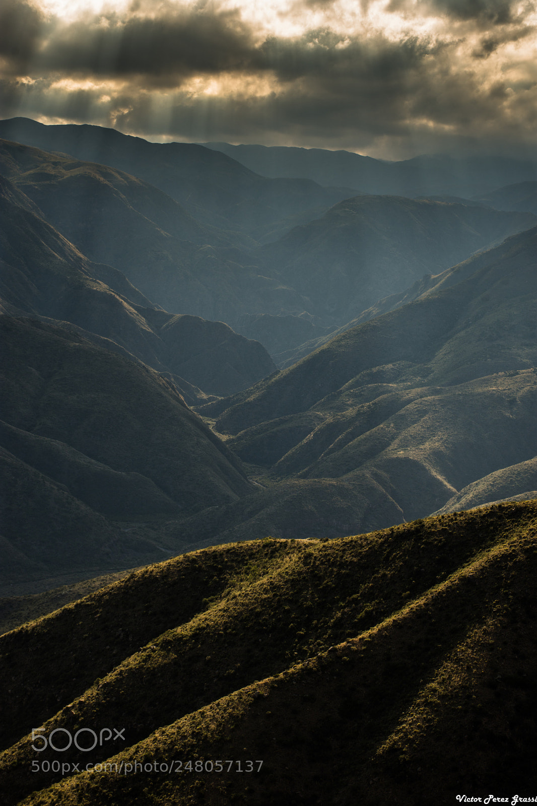 Nikon D7200 sample photo. Ravine at sunset photography