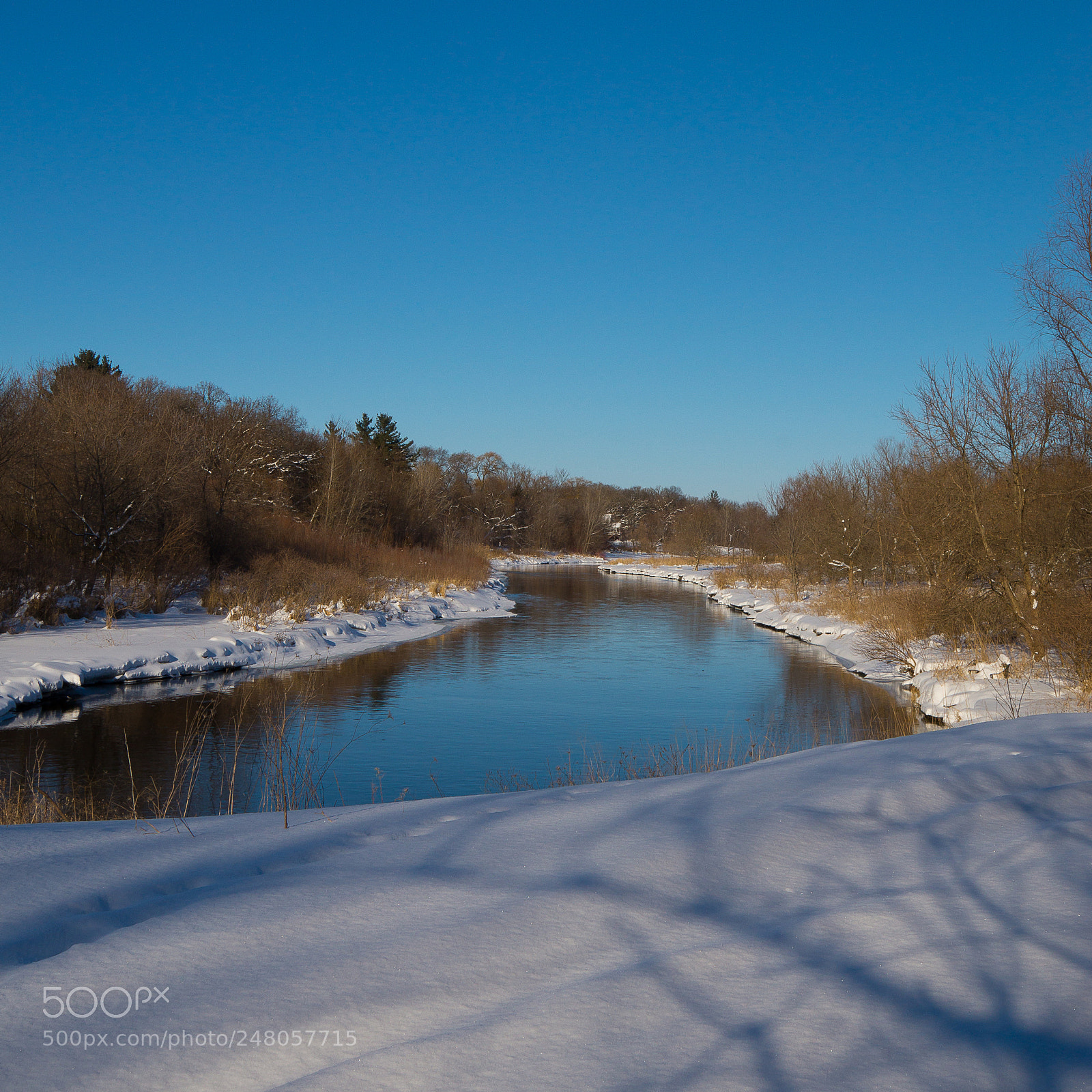 Sony SLT-A58 sample photo. Yahara river on bluebird photography