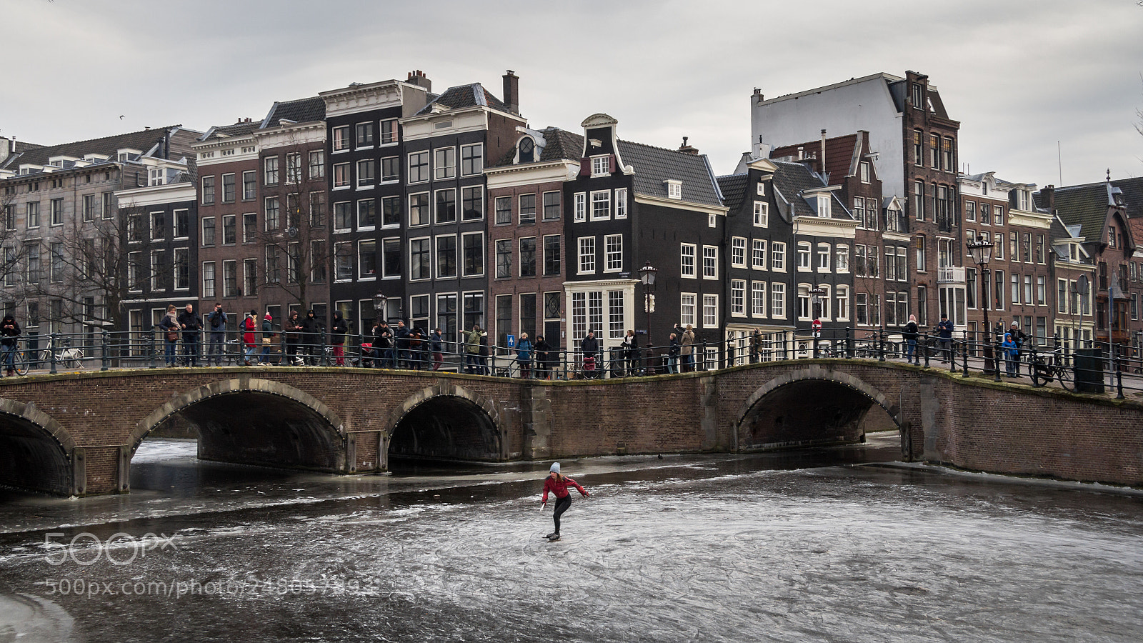Canon EOS 60D sample photo. Ice skating in amsterdam photography