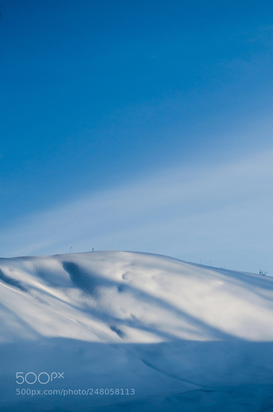 Nikon D5100 sample photo. Snow dune photography