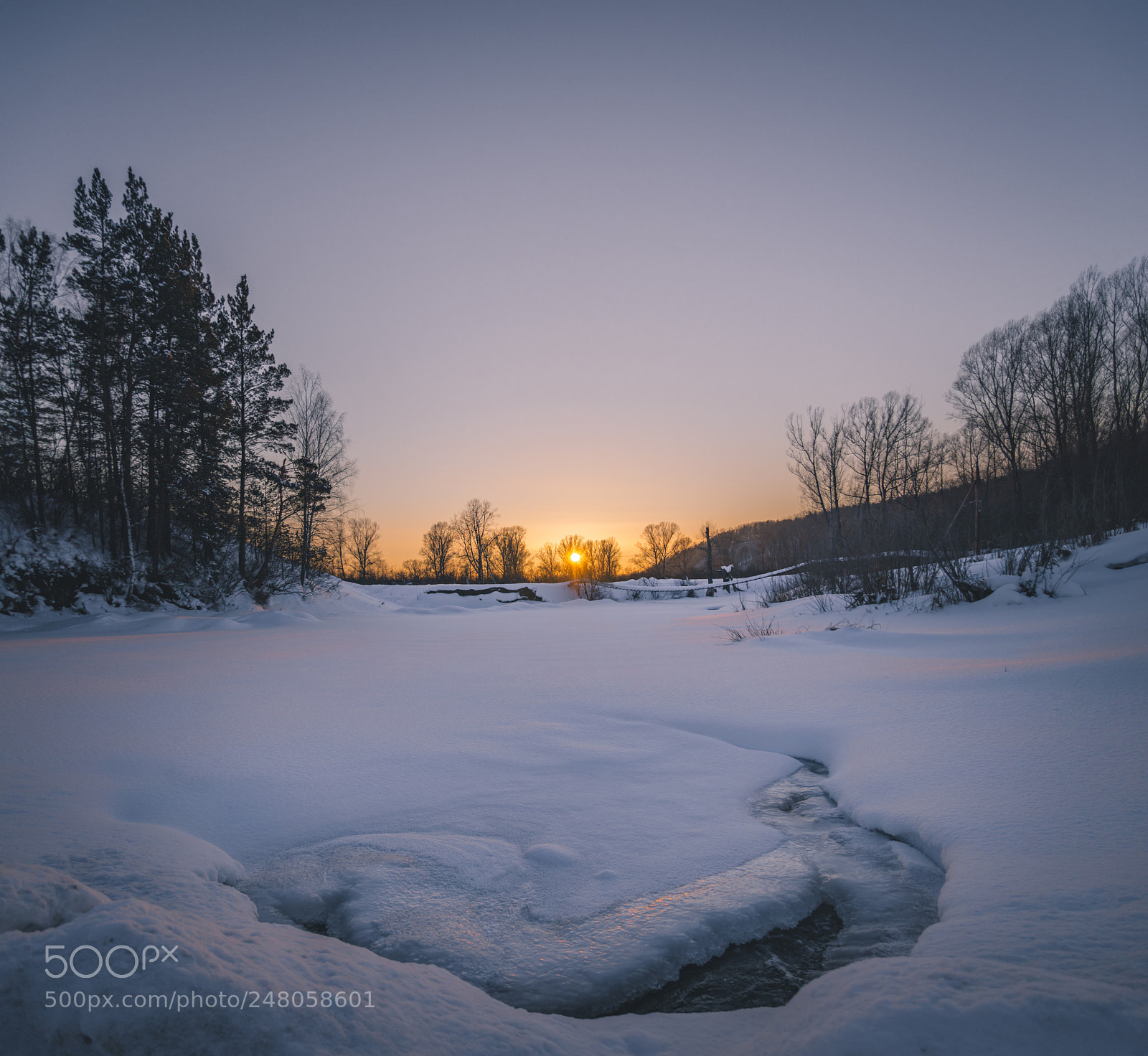 Nikon D610 sample photo. Siberian evening photography