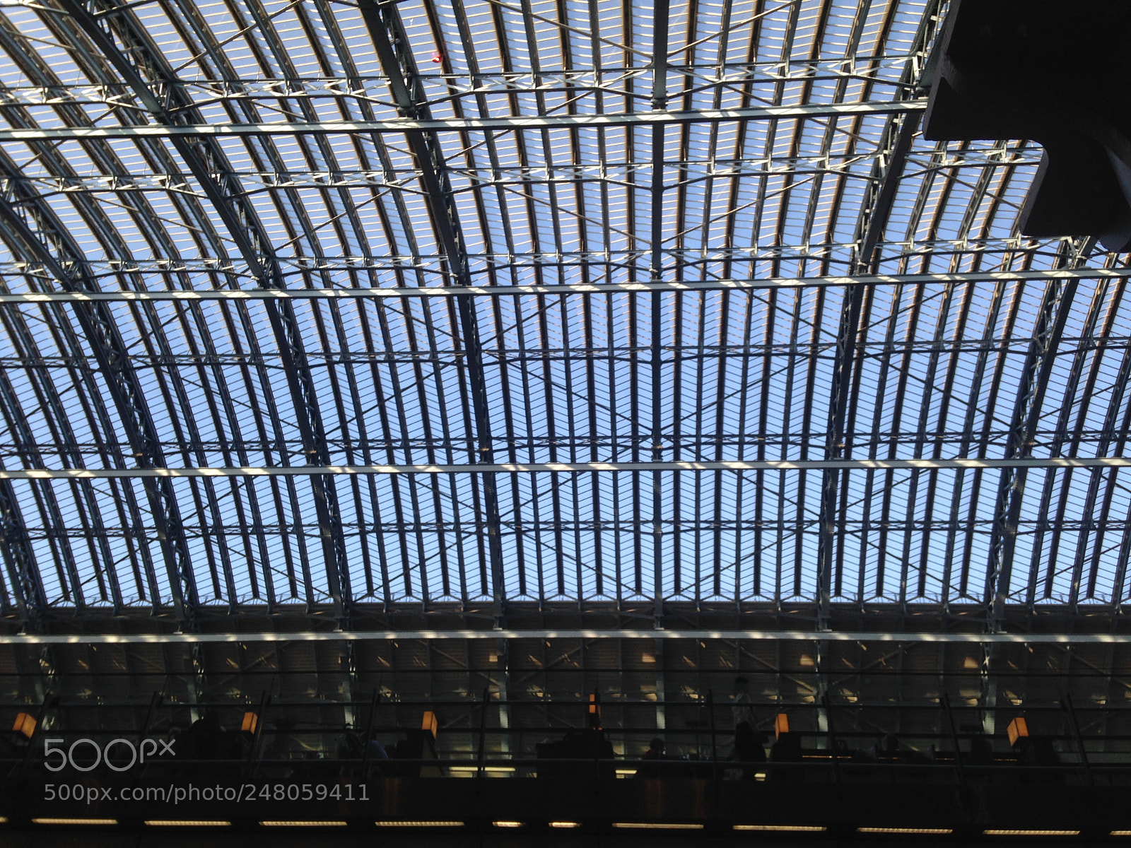 Apple iPhone 5c sample photo. St pancras international photography