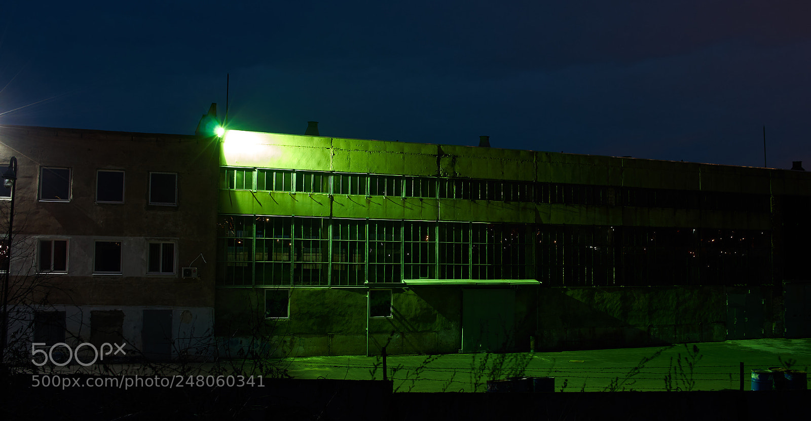 Pentax K-5 II sample photo. Green spotlight photography