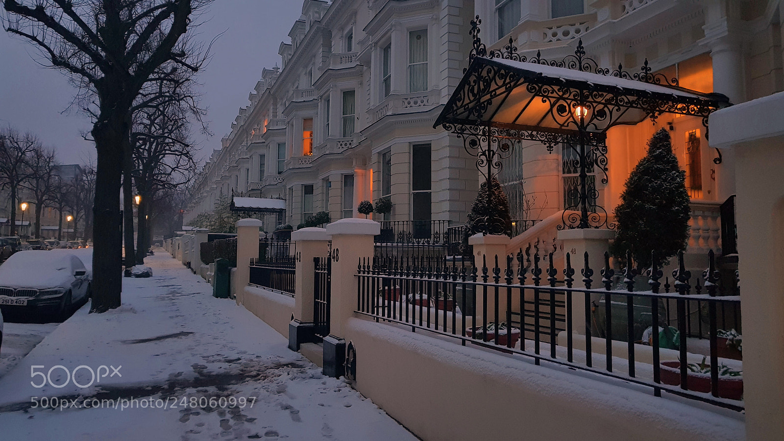 Samsung Galaxy S8 sample photo. Winter night, london photography