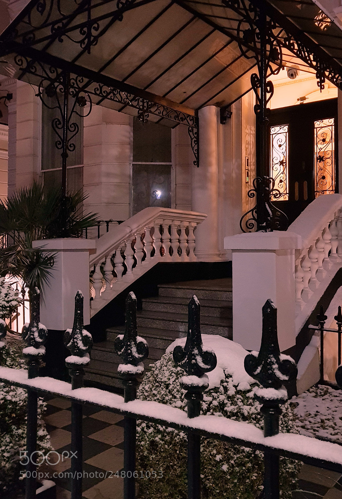 Samsung Galaxy S8 sample photo. Winter night, london photography
