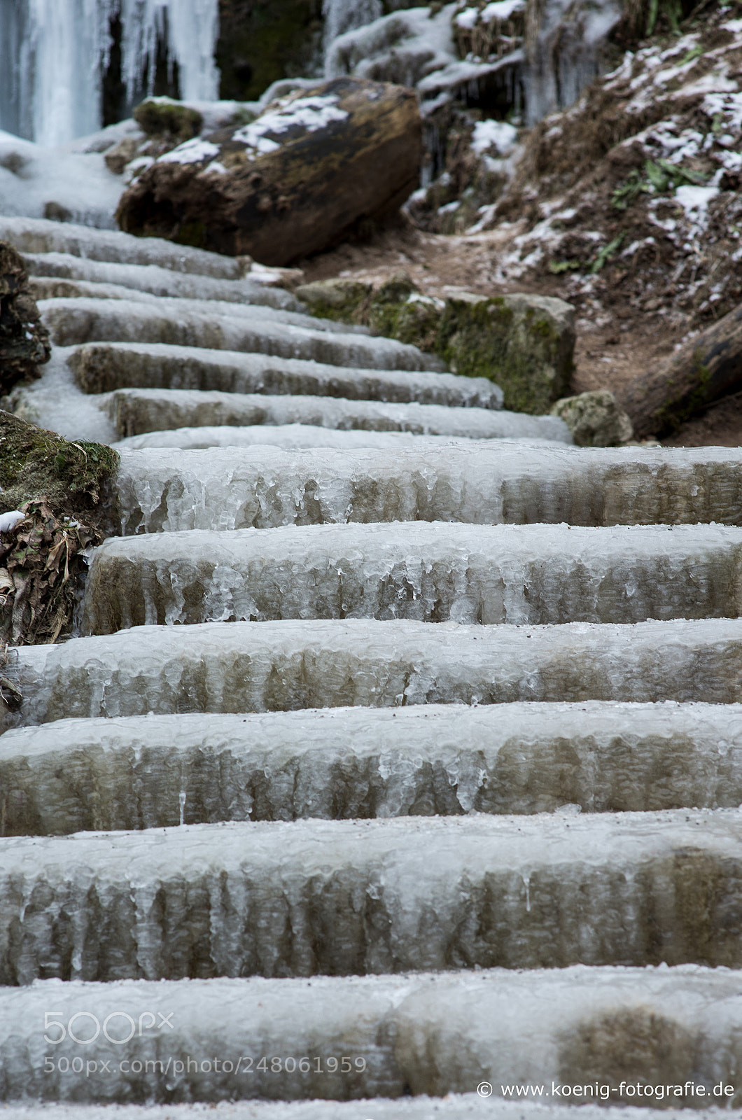 Nikon D600 sample photo. Stairway to ice waterfall photography