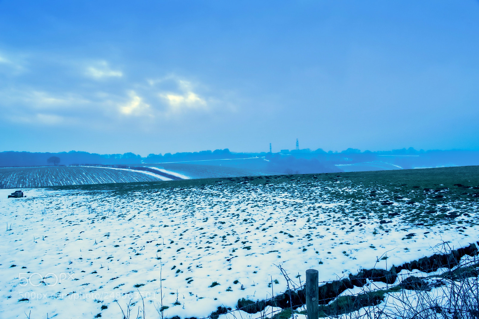 Nikon D3100 sample photo. Winter blues photography