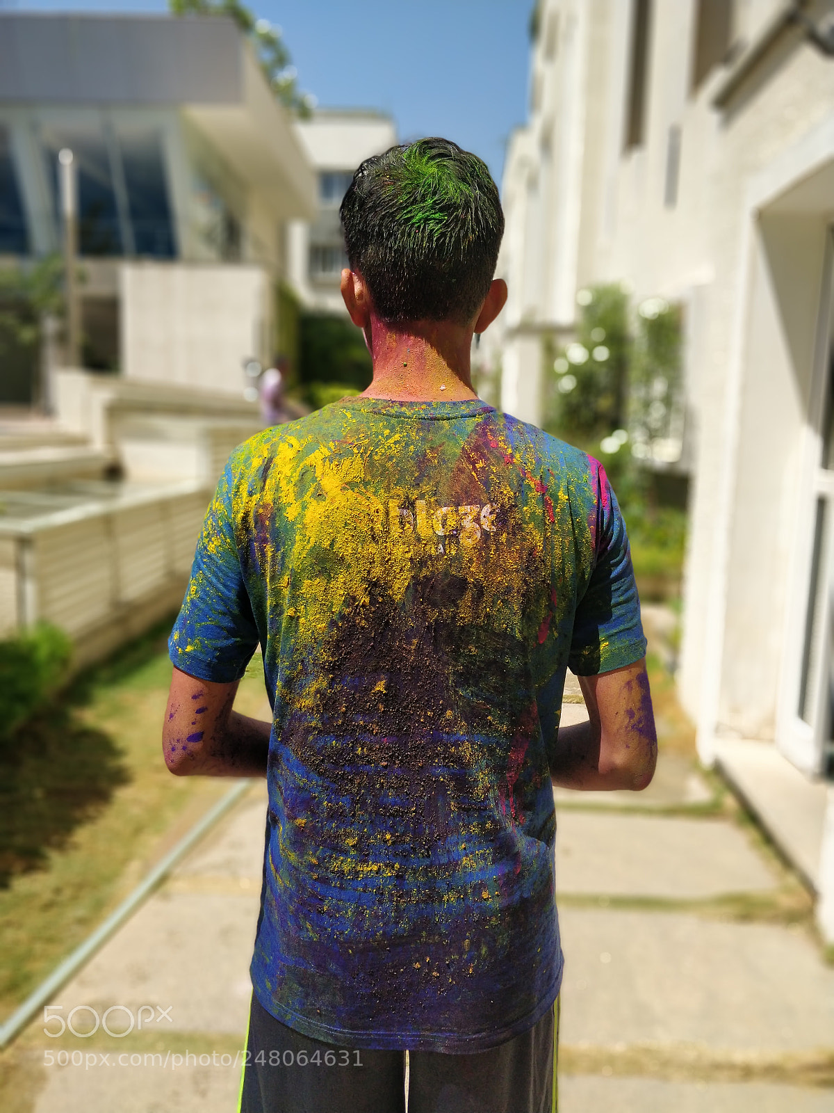 OnePlus 5T sample photo. Holi 2018 photography