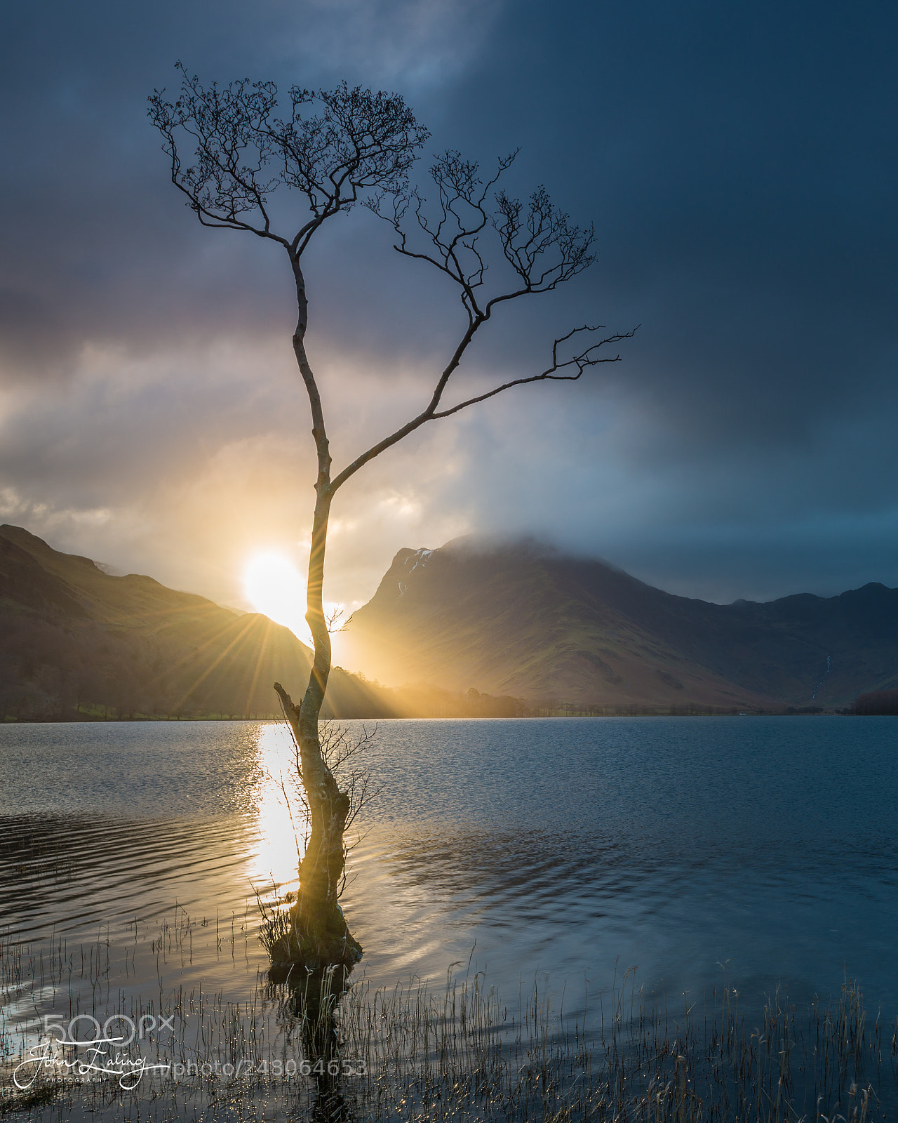 Nikon D800 sample photo. Buttermere sunburst photography