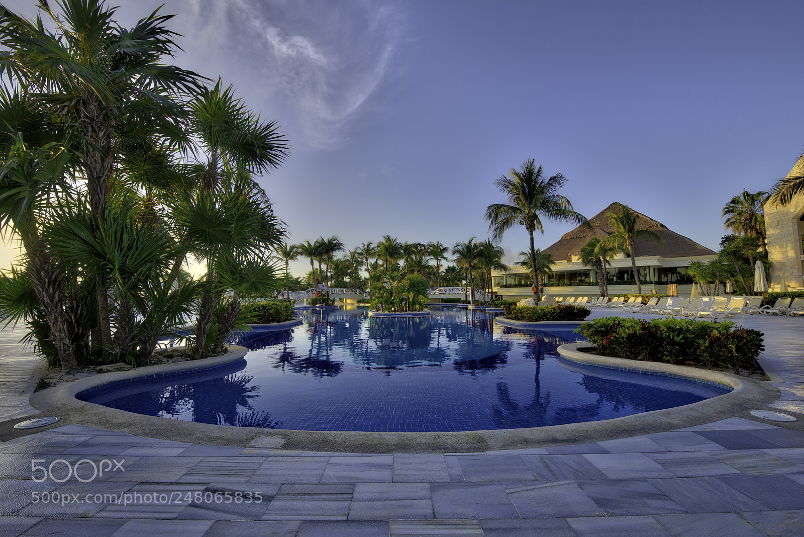 Nikon D800 sample photo. Resort pool photography