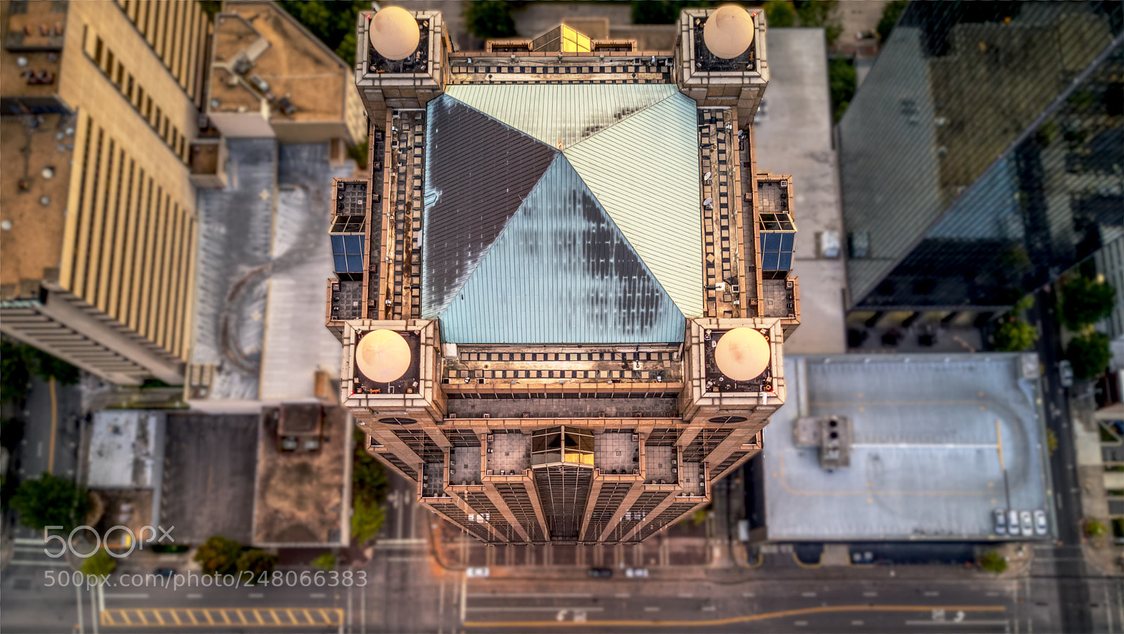 DJI FC220 sample photo. Regions-harbert plaza photography