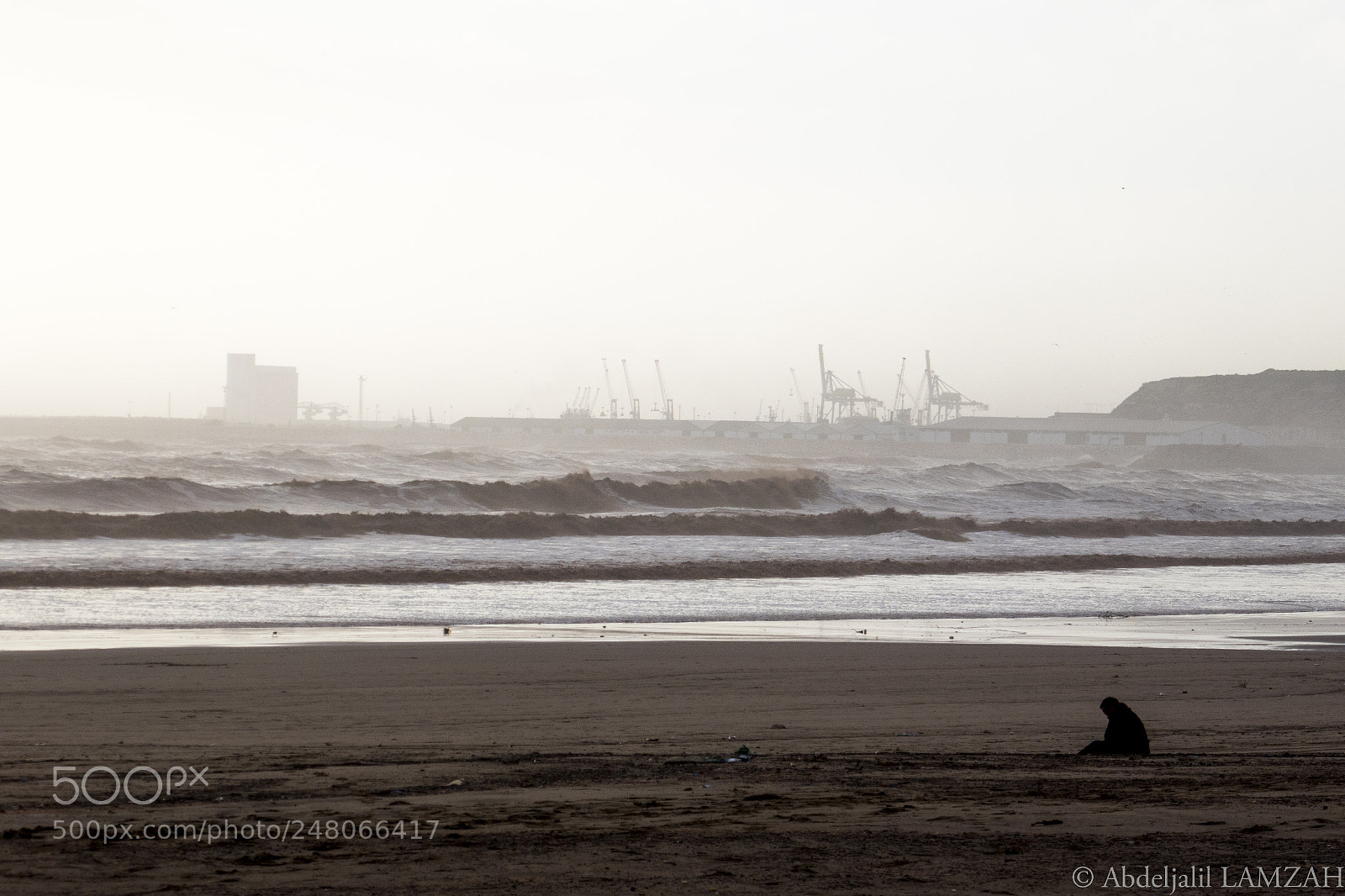 Panasonic DMC-TZ101 sample photo. Plage sous la pluie photography