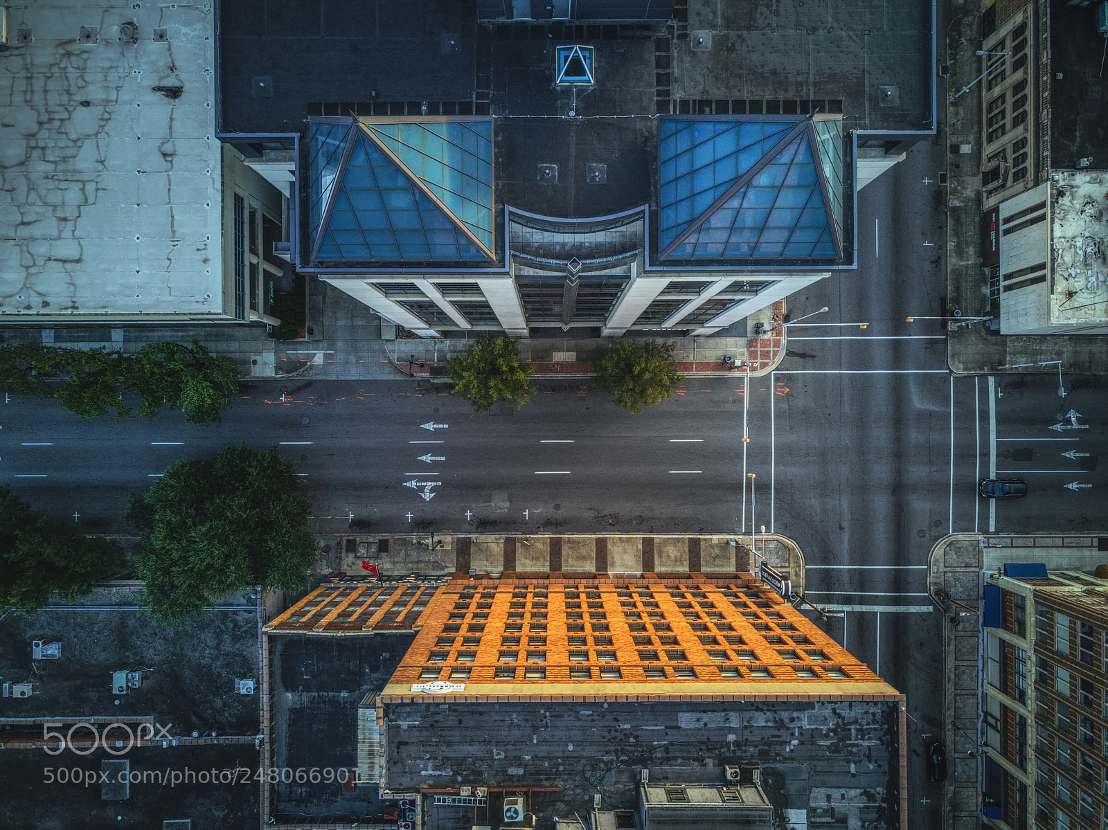 DJI FC220 sample photo. Concord center - birmingham photography