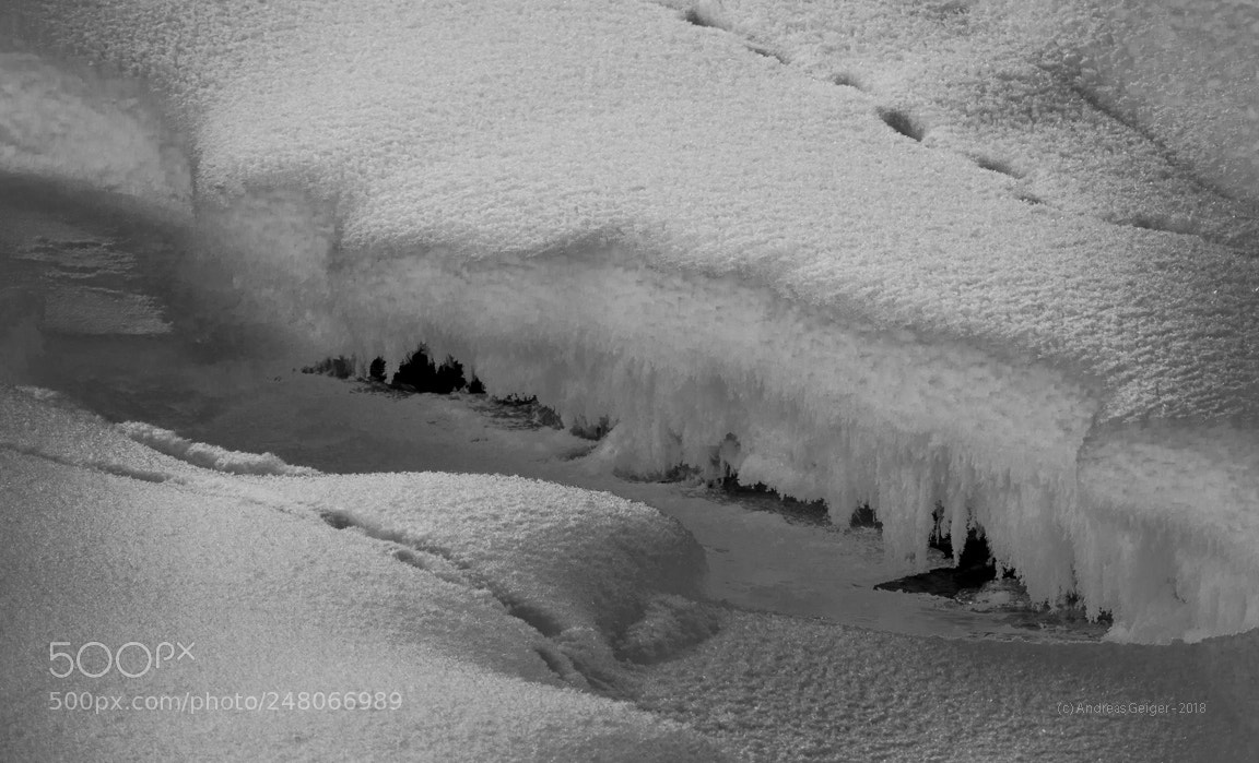 Panasonic Lumix DMC-G85 (Lumix DMC-G80) sample photo. Little winter creek photography