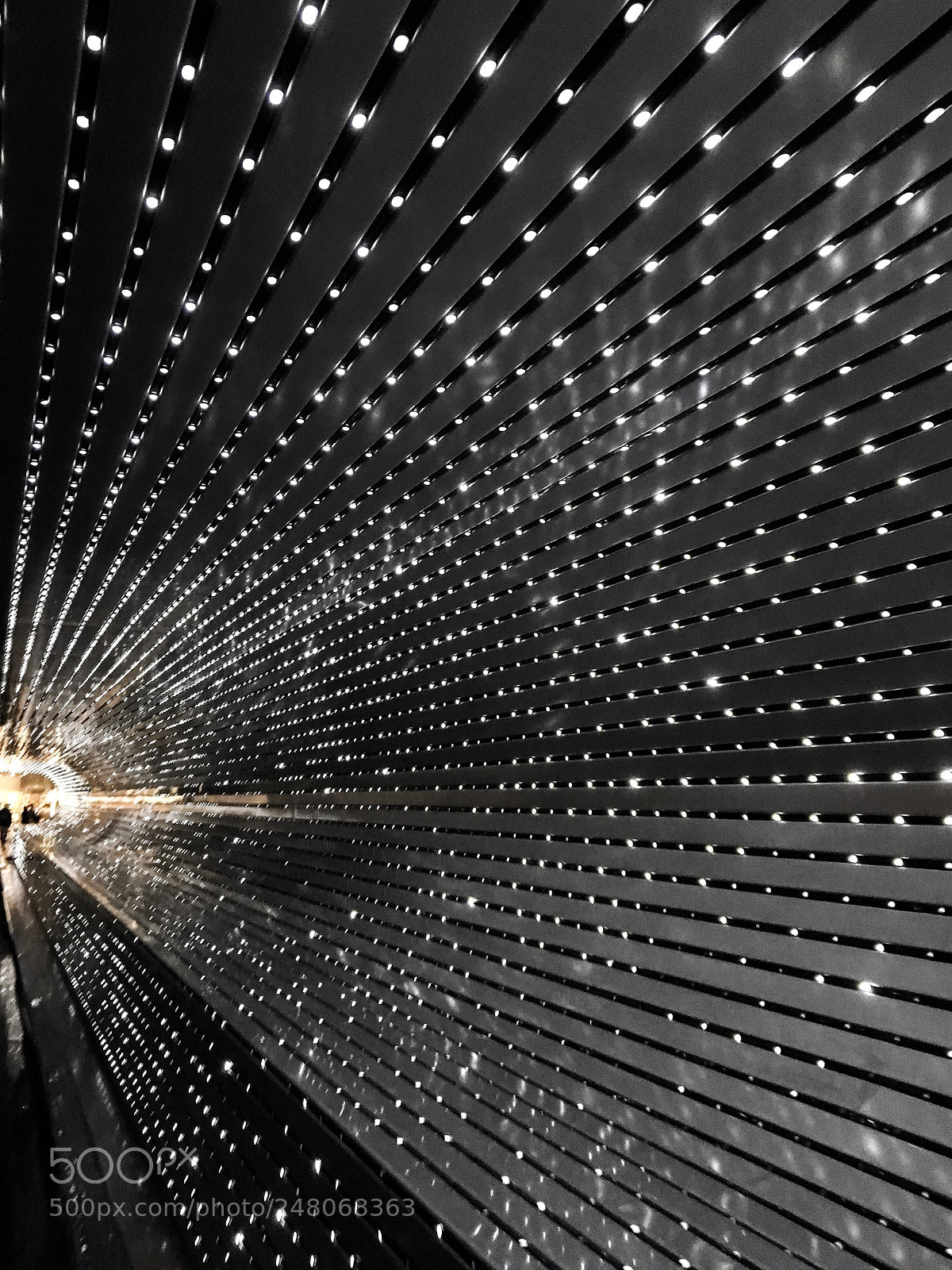 Apple iPhone 6s sample photo. Starry tunnel photography