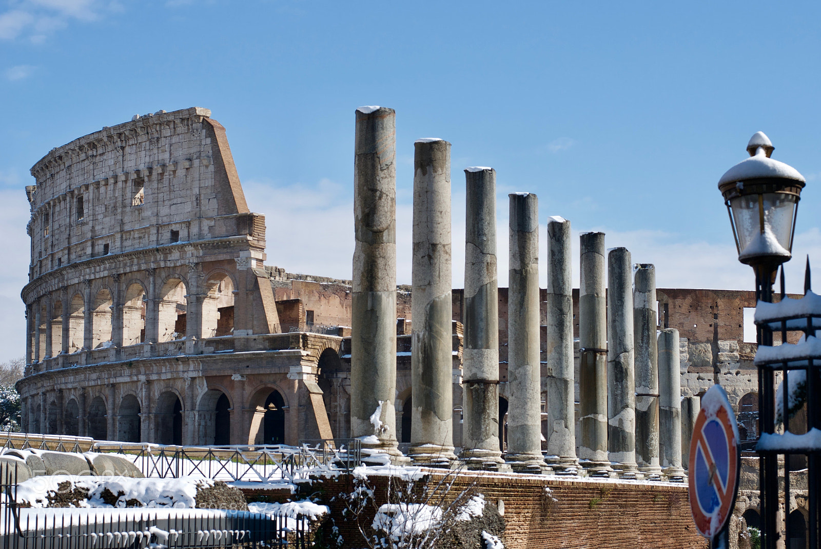 Nikon D80 sample photo. Roman snow photography