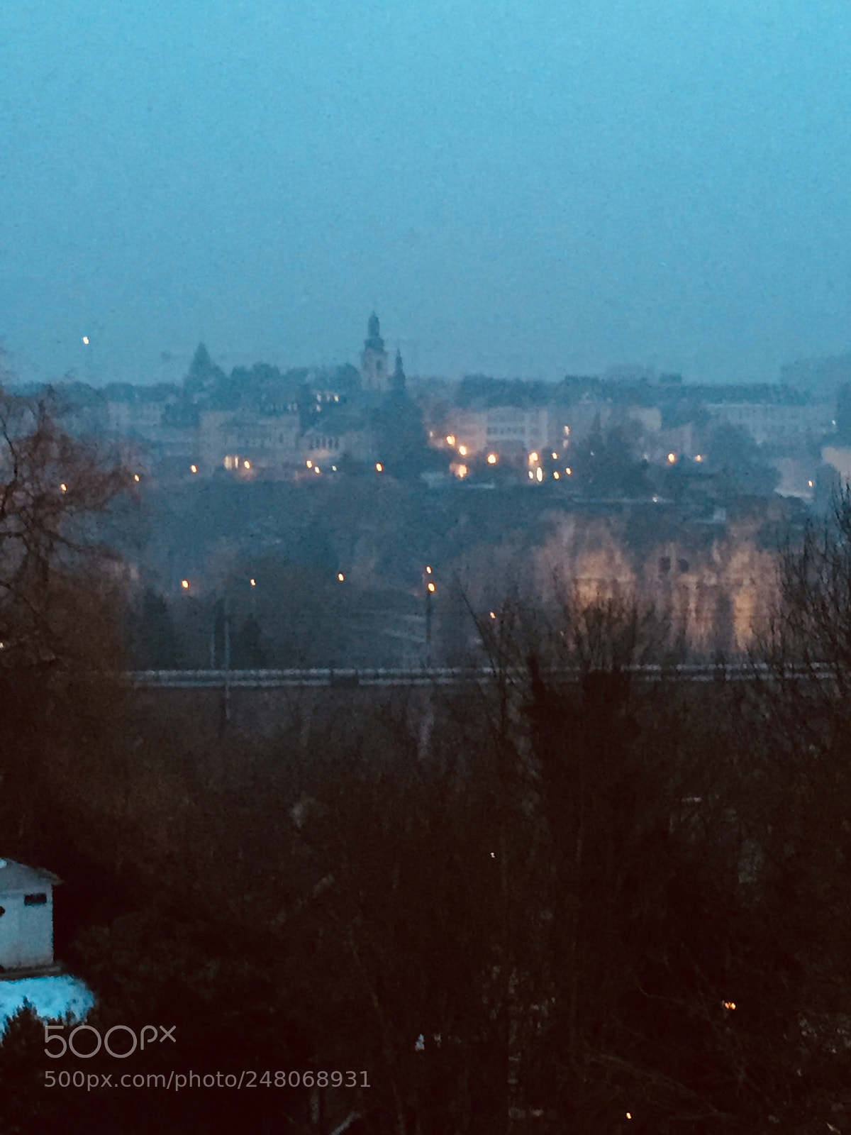 Apple iPhone 6 sample photo. Snowy evening photography