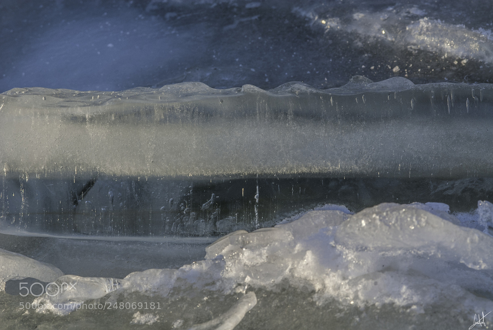 Nikon D200 sample photo. Ice photography