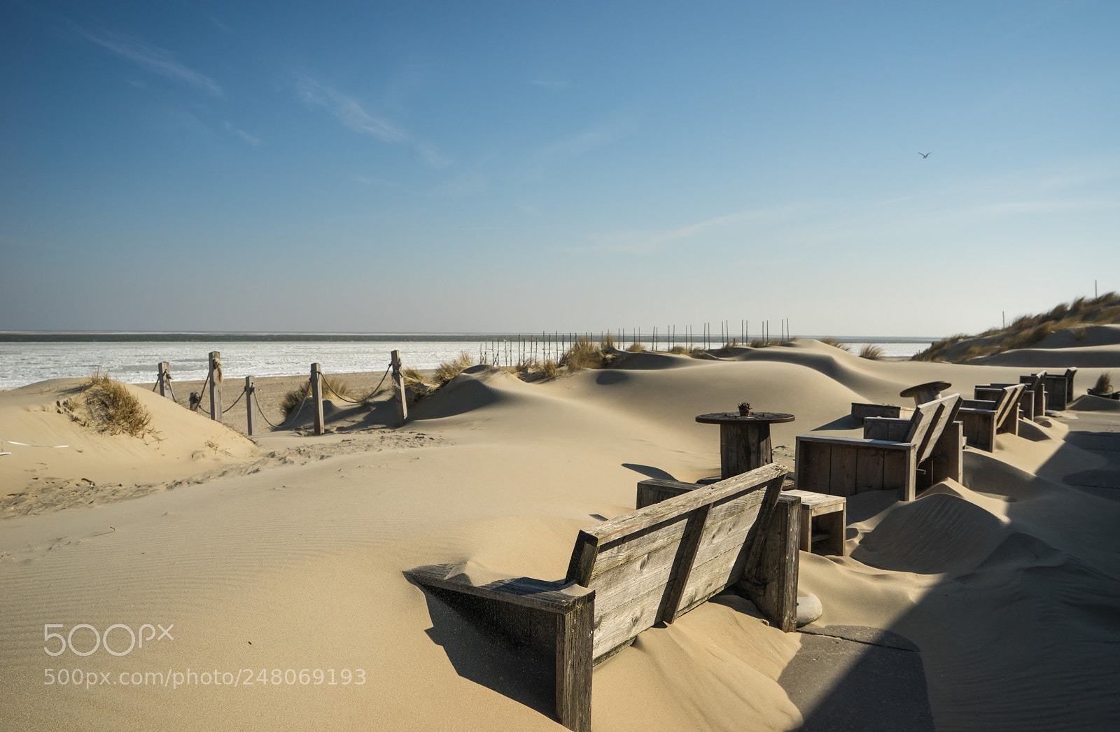 Sony a7R sample photo. Terrace at a cold photography