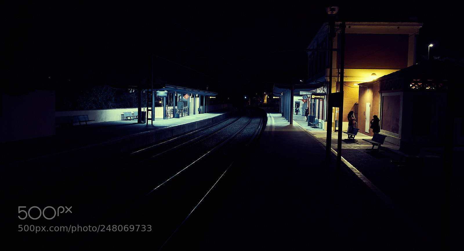 Olympus OM-D E-M10 sample photo. Waiting for the train photography