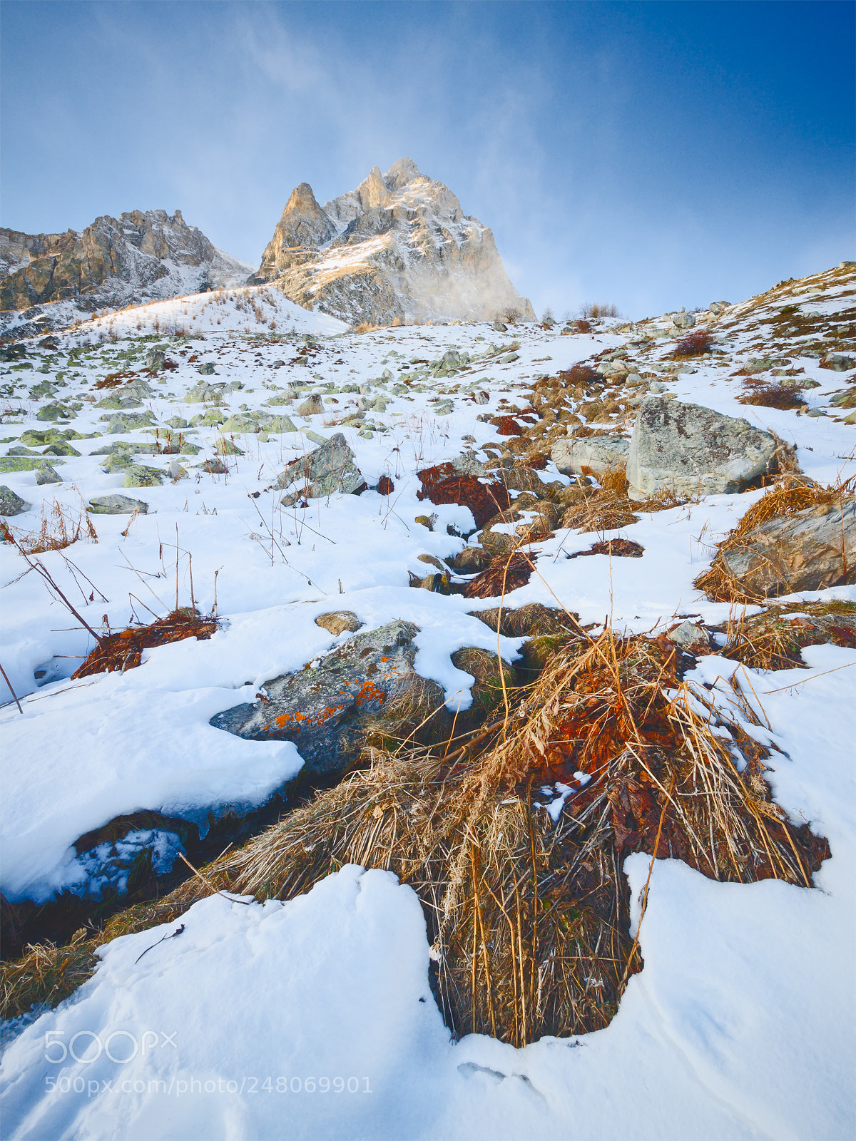 Nikon D5100 sample photo. Frozen peak photography