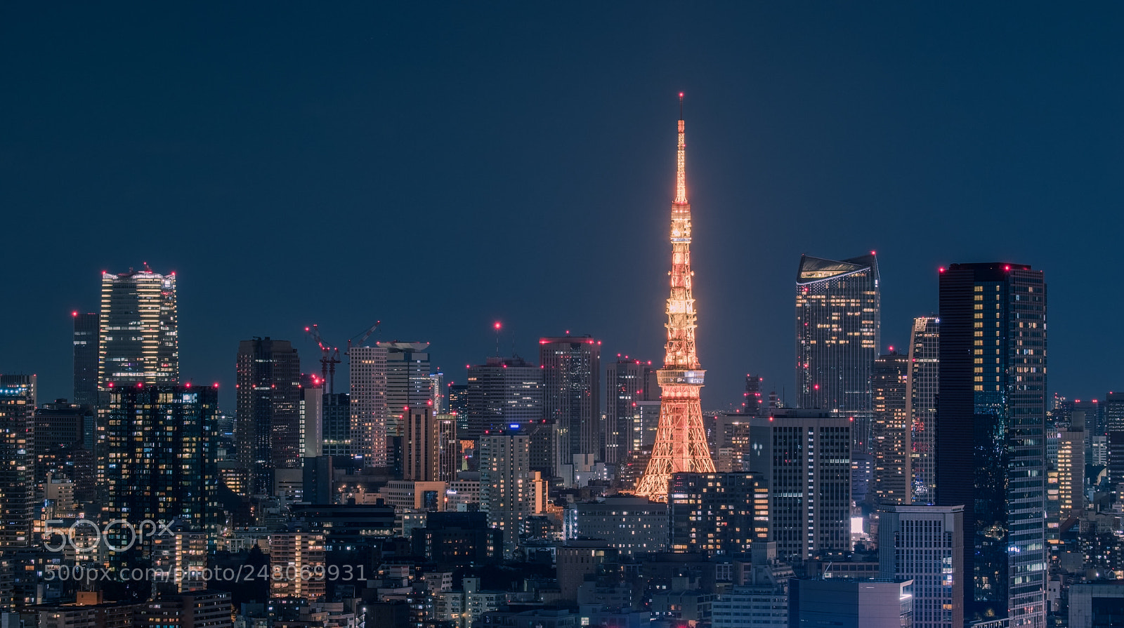 Canon EOS 6D Mark II sample photo. Tokyo tower photography