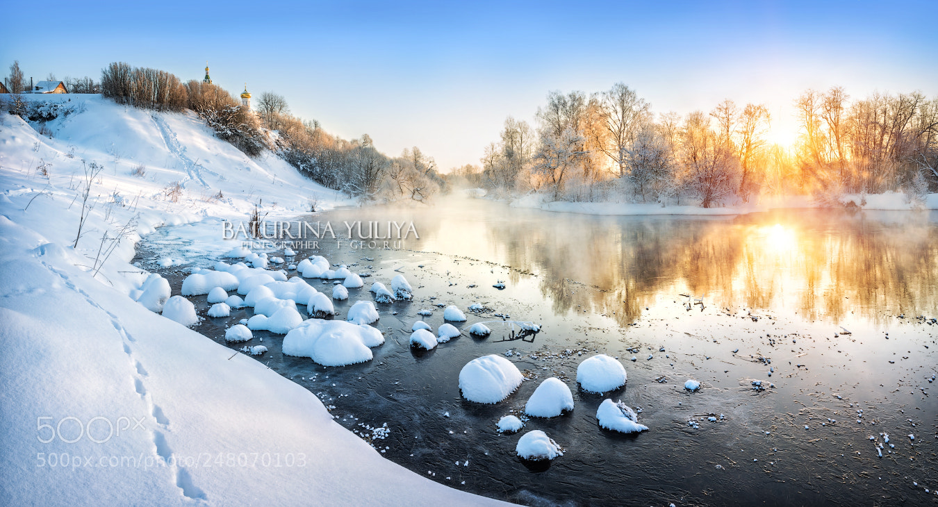 Nikon D800 sample photo. Winter in the suburbs photography