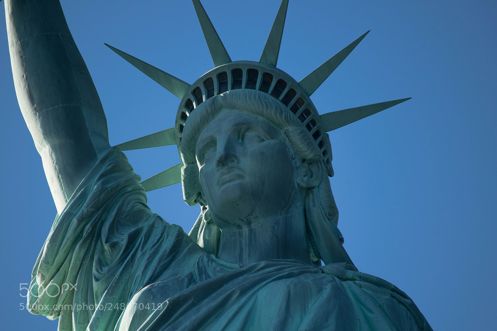 Nikon D5300 sample photo. Miss liberty up close photography