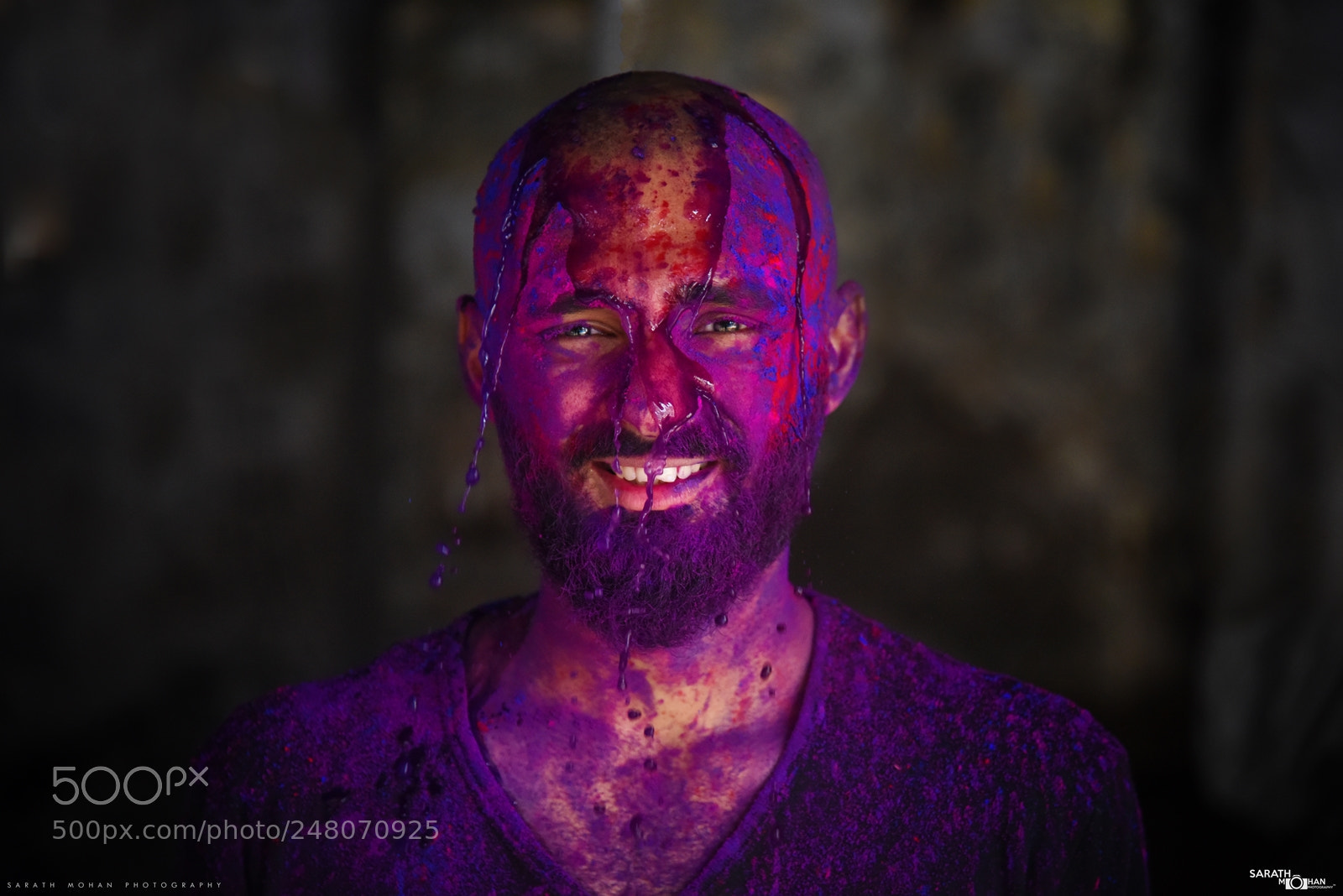 Nikon D810 sample photo. Holi photography