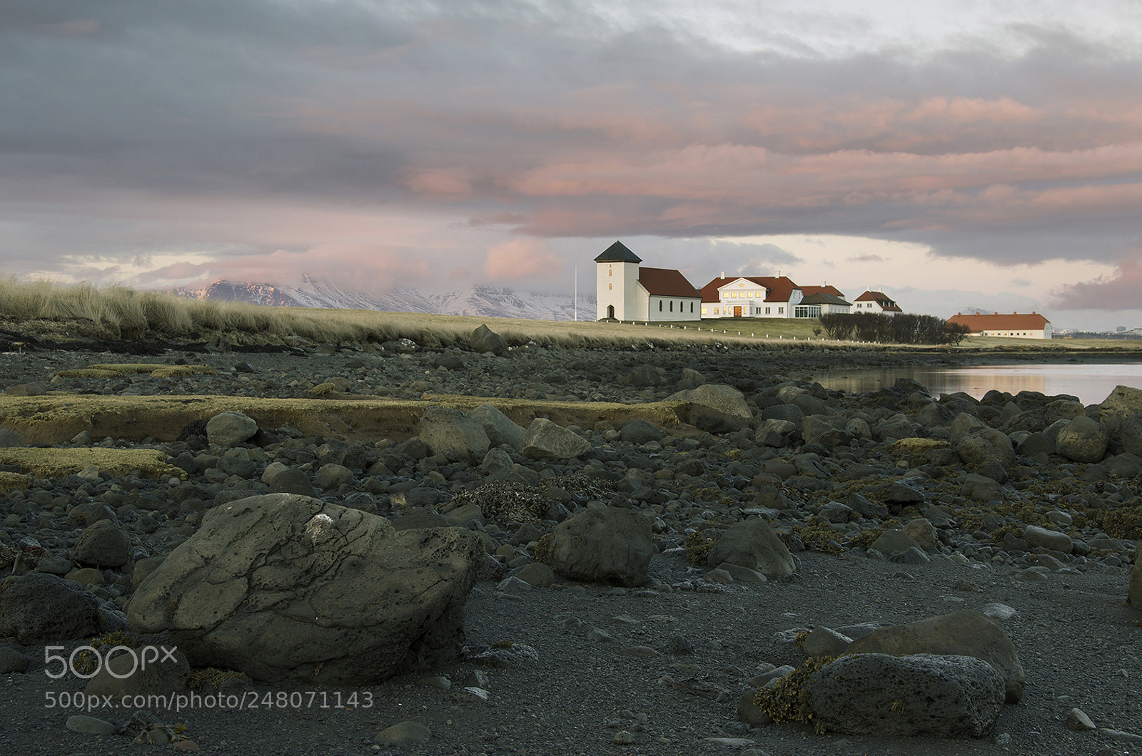 Nikon D3200 sample photo. Iceland, bessastadakirkja photography