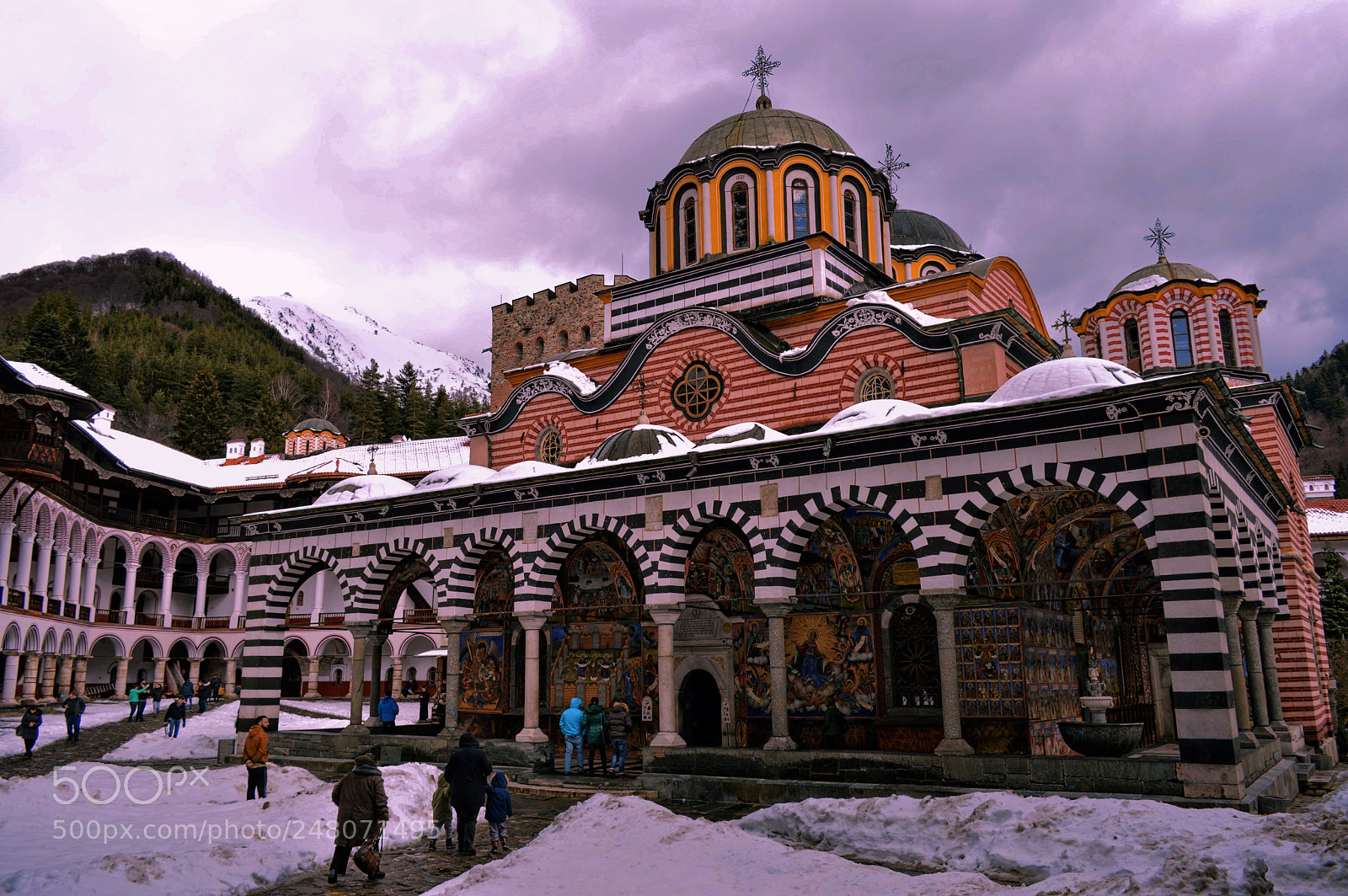 Nikon D3200 sample photo. Rila monastery photography